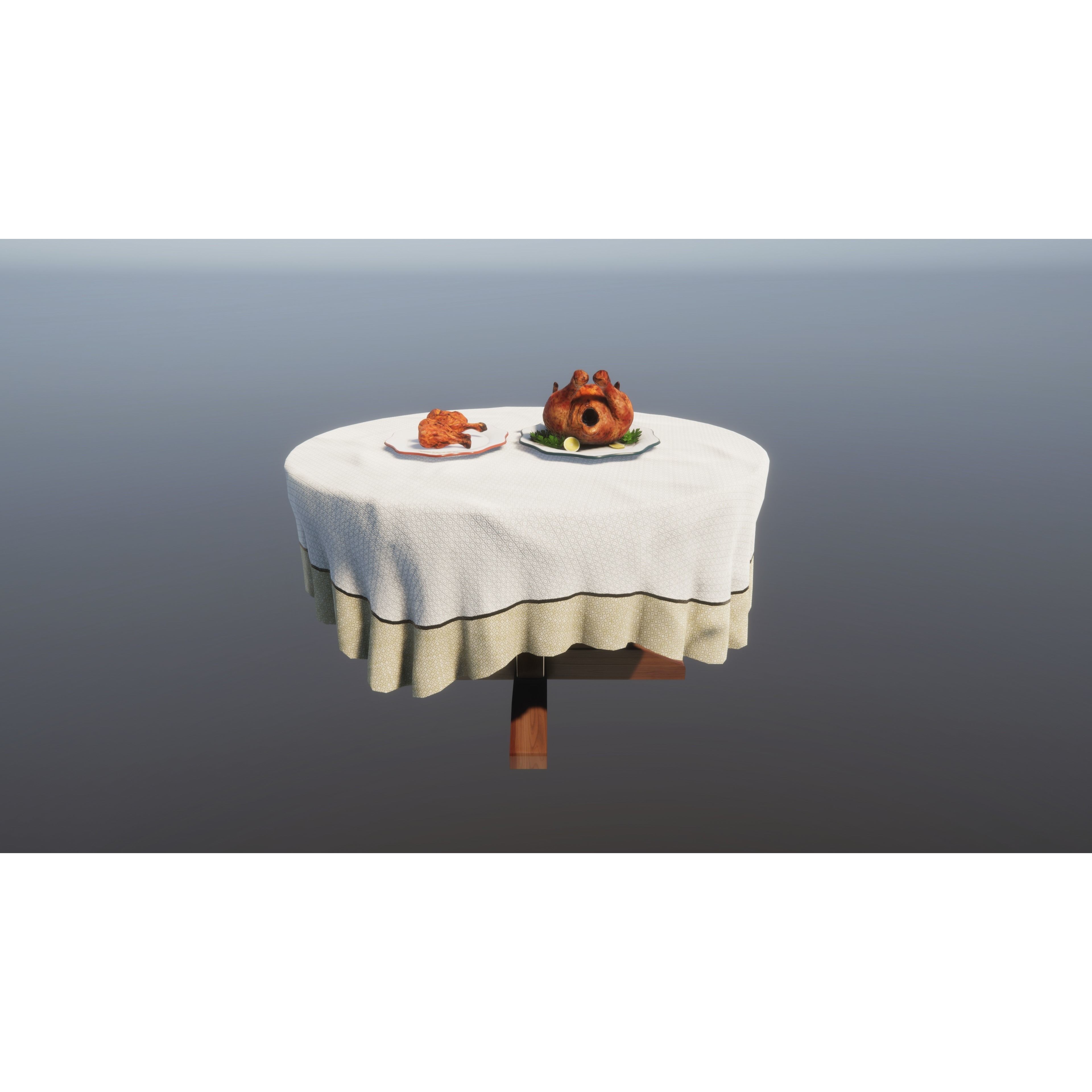 Fast Food Bundle - Low-Poly Game-Ready 3D Model - View 27