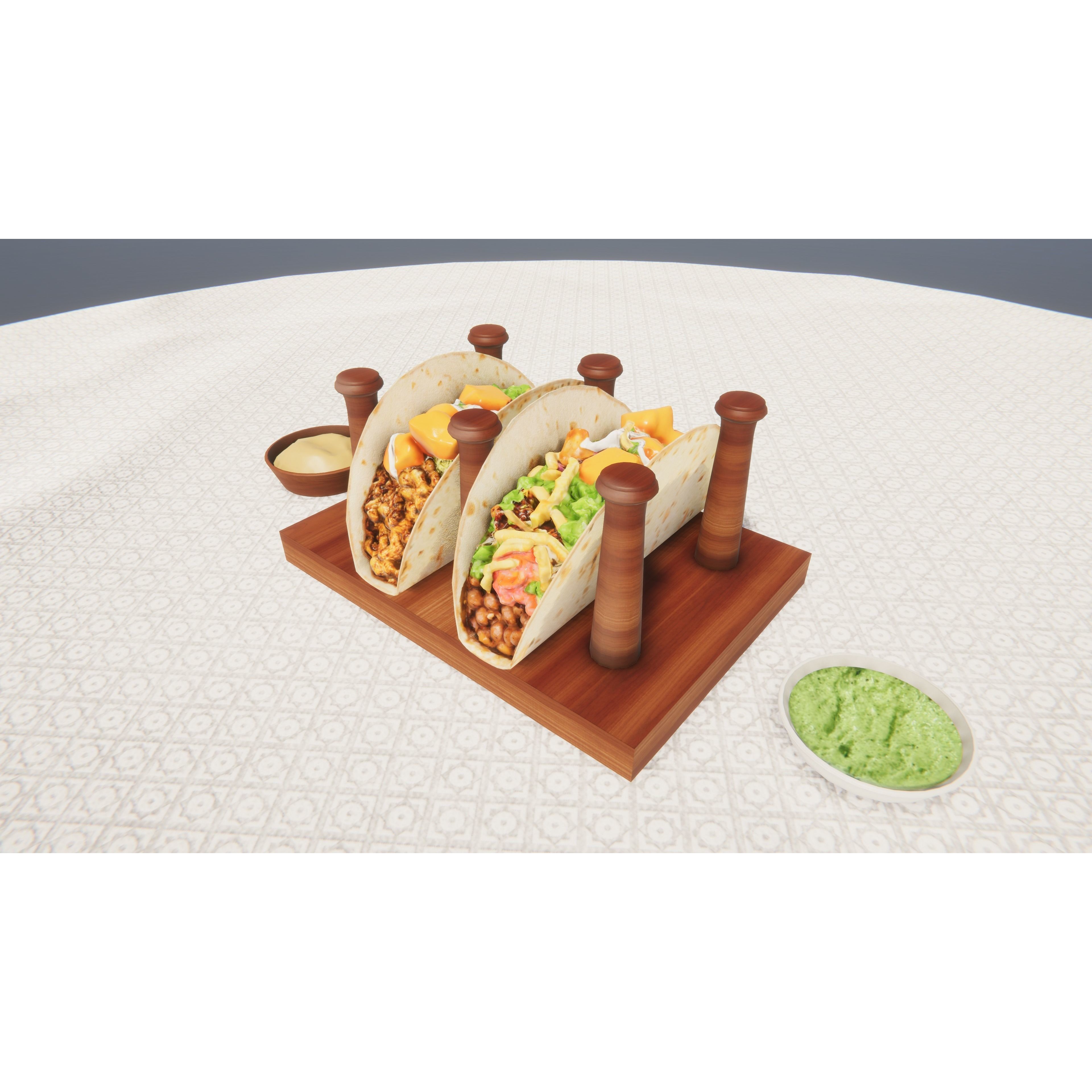 Fast Food Bundle - Low-Poly Game-Ready 3D Model - View 32