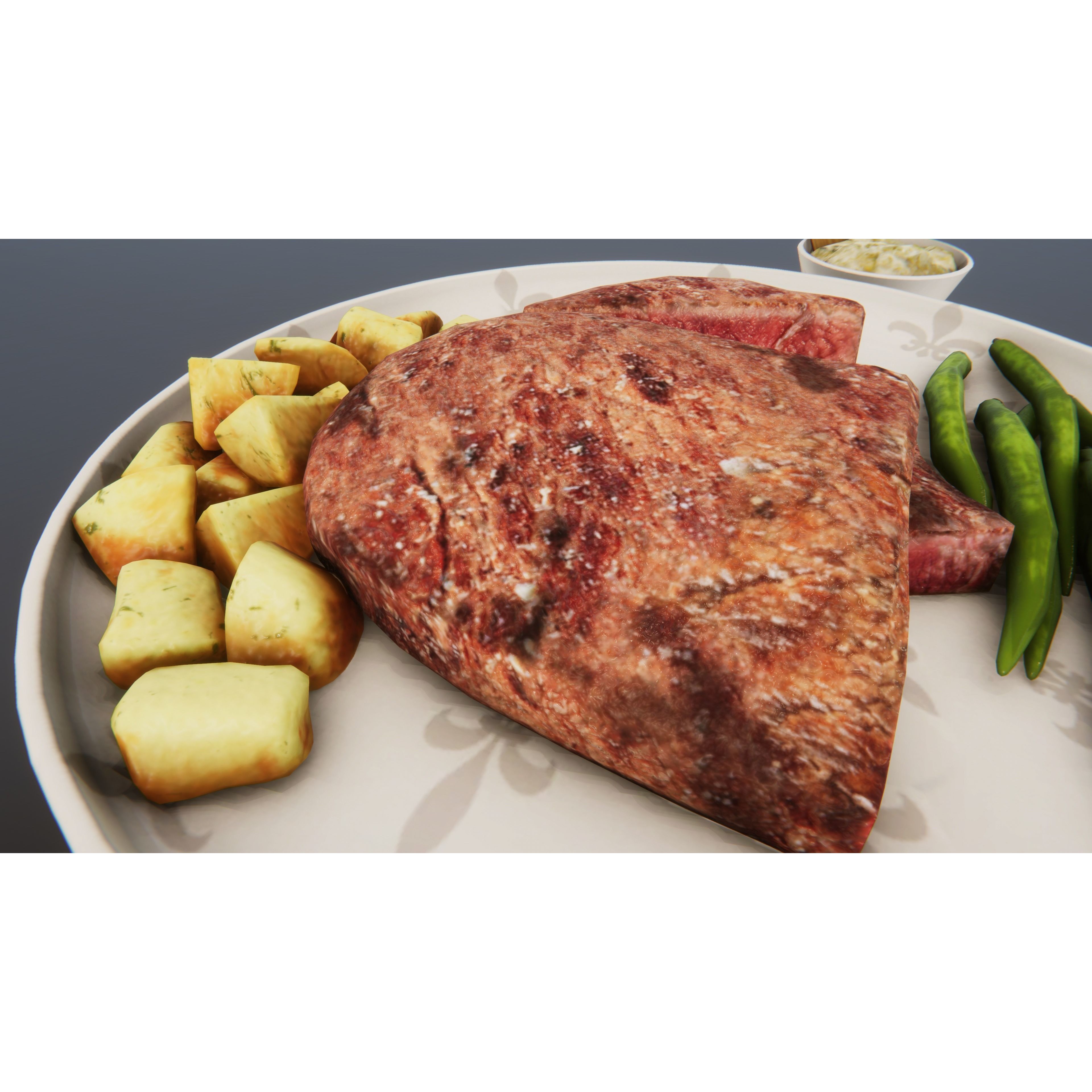 Fast Food Bundle - Low-Poly Game-Ready 3D Model - View 45