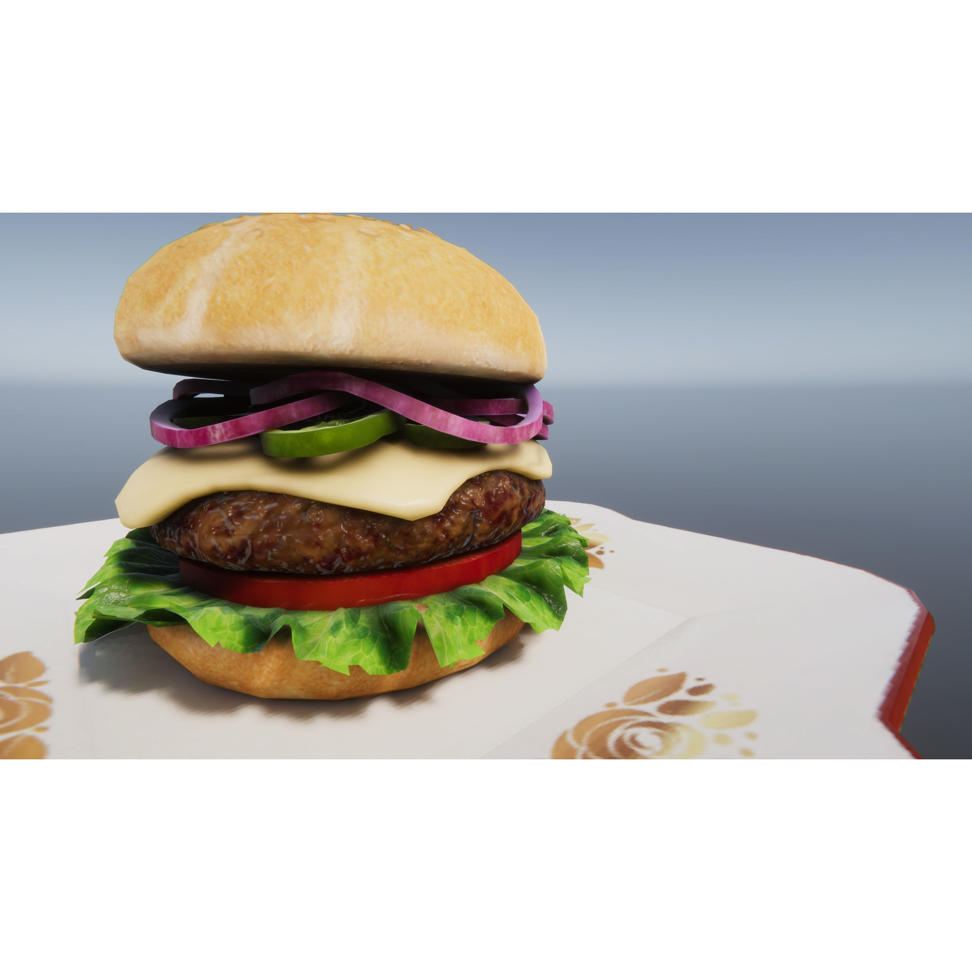 Fast Food Bundle - Low-Poly Game-Ready 3D Model - View 6