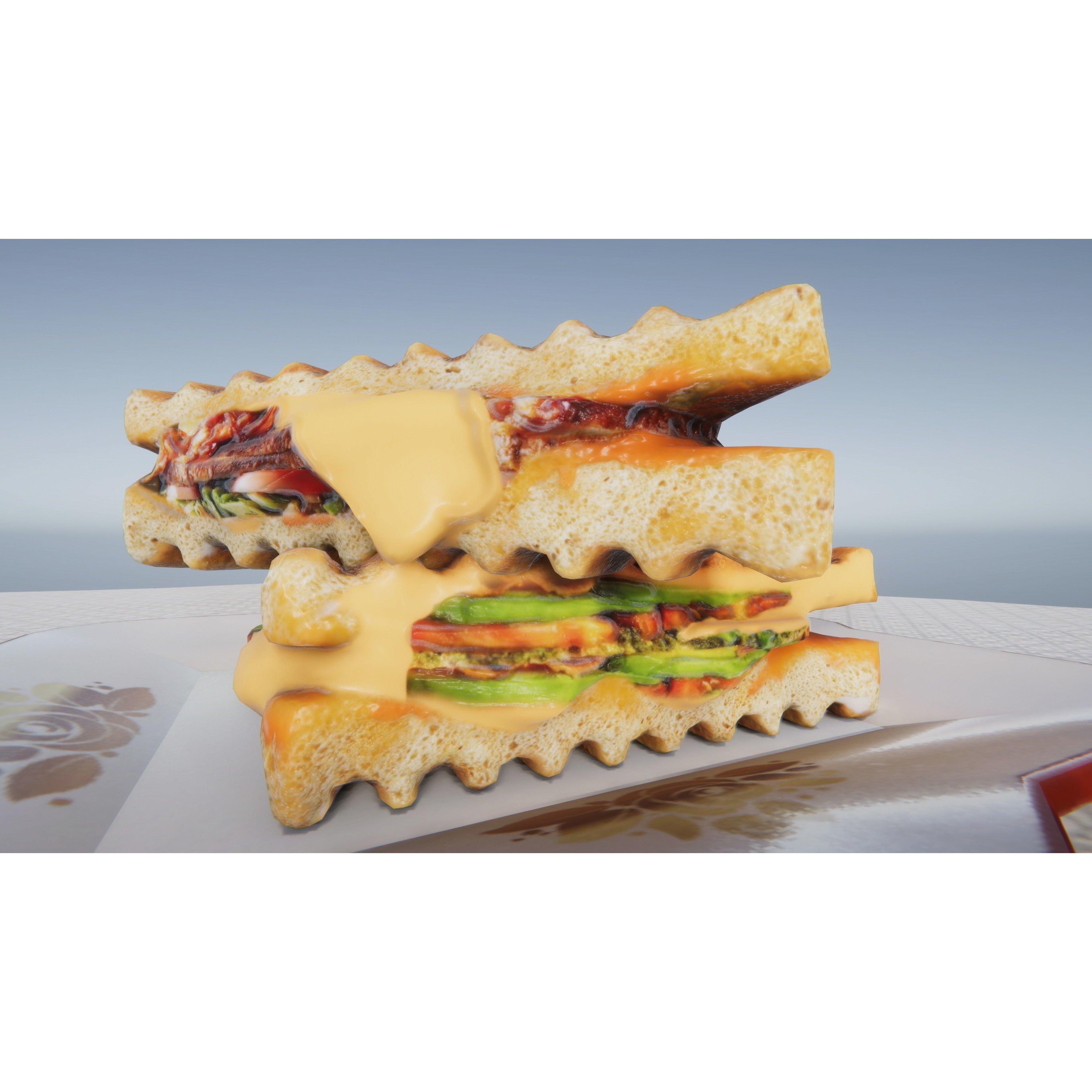 Fast Food Bundle - Low-Poly Game-Ready 3D Model - View 7