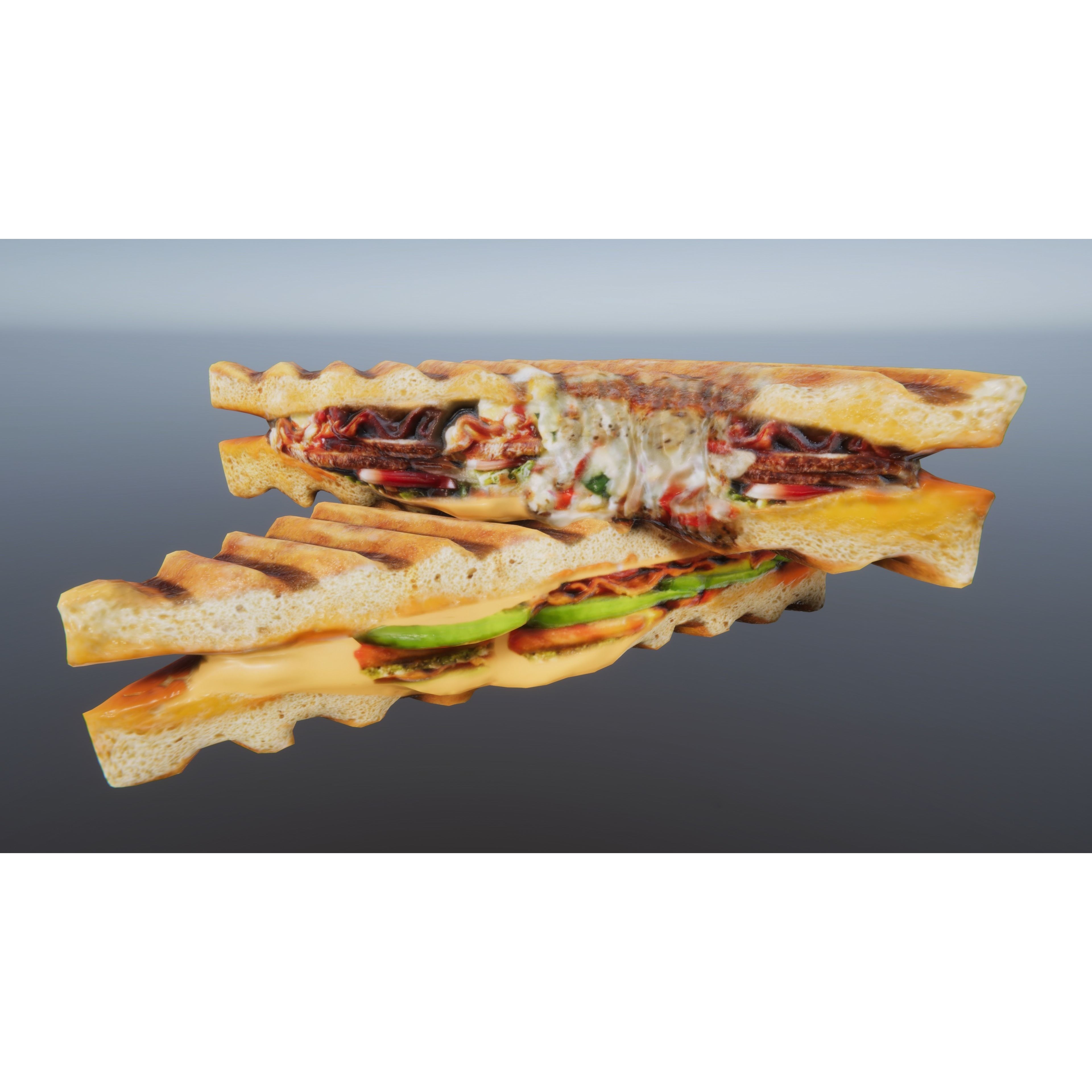 Fast Food Bundle - Low-Poly Game-Ready 3D Model - View 8