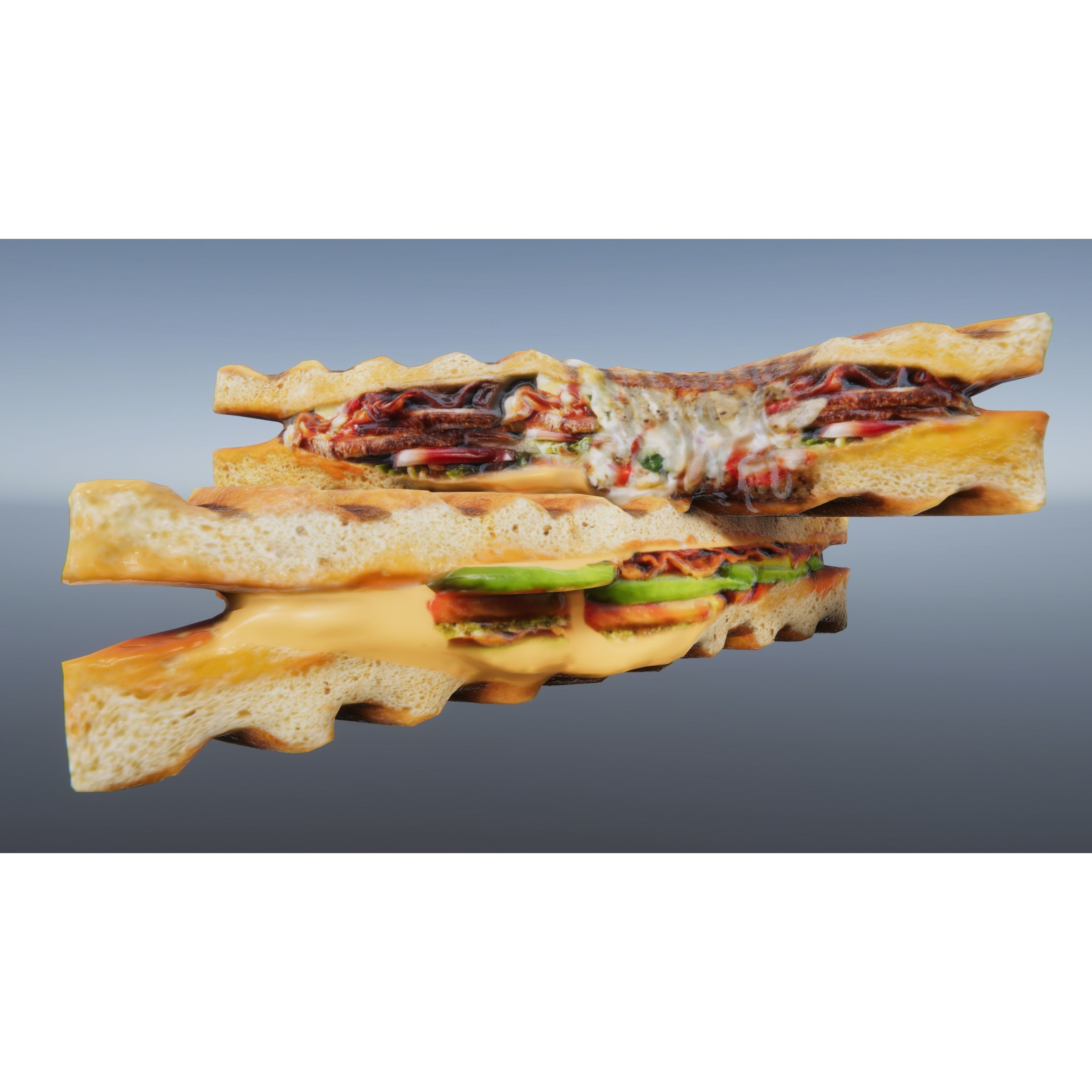 Fast Food Bundle - Low-Poly Game-Ready 3D Model - View 9