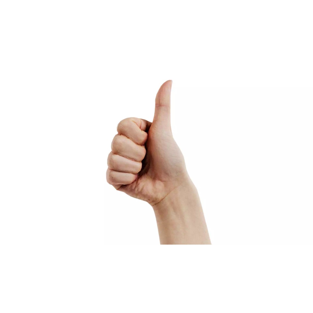 Thumbs Up Hand 3D Model – Low Poly Character, FBX, PBR Textures - View 2