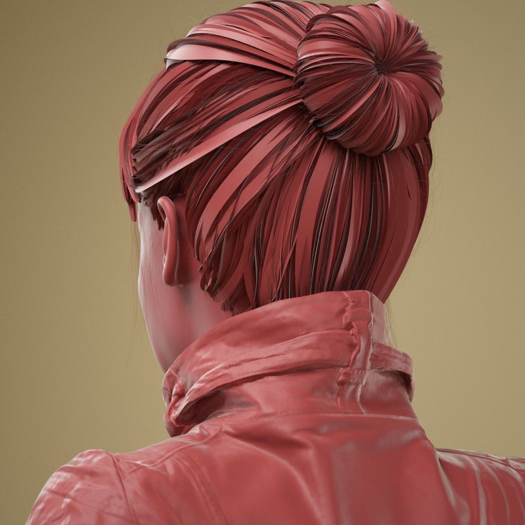 Facial Expression 3D Model – High Poly Character with PBR Textures, FBX - View 10