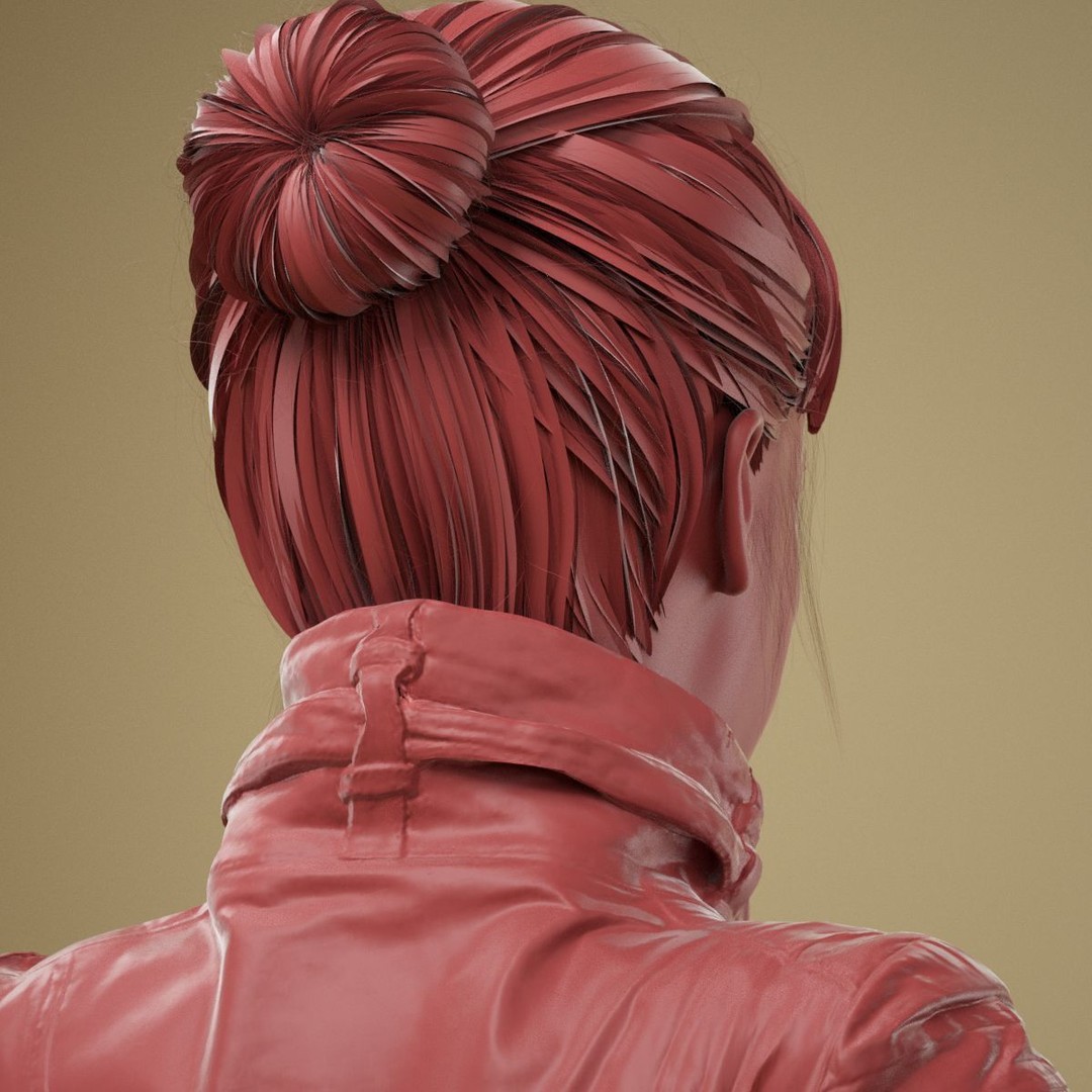 Facial Expression 3D Model – High Poly Character with PBR Textures, FBX - View 8