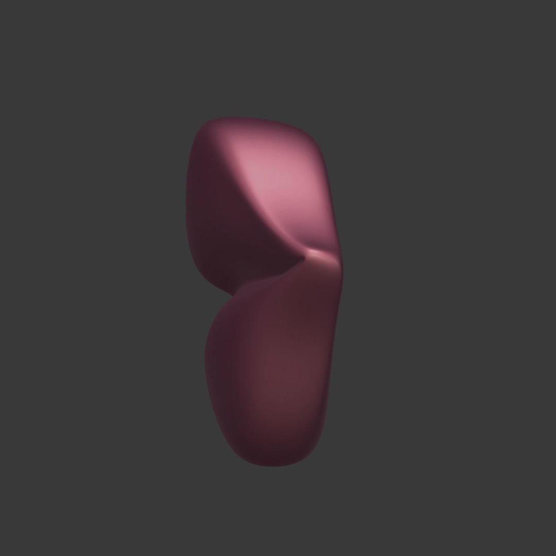 Cartoon Lips 3D Model – Low Poly Character Asset, FBX - View 12