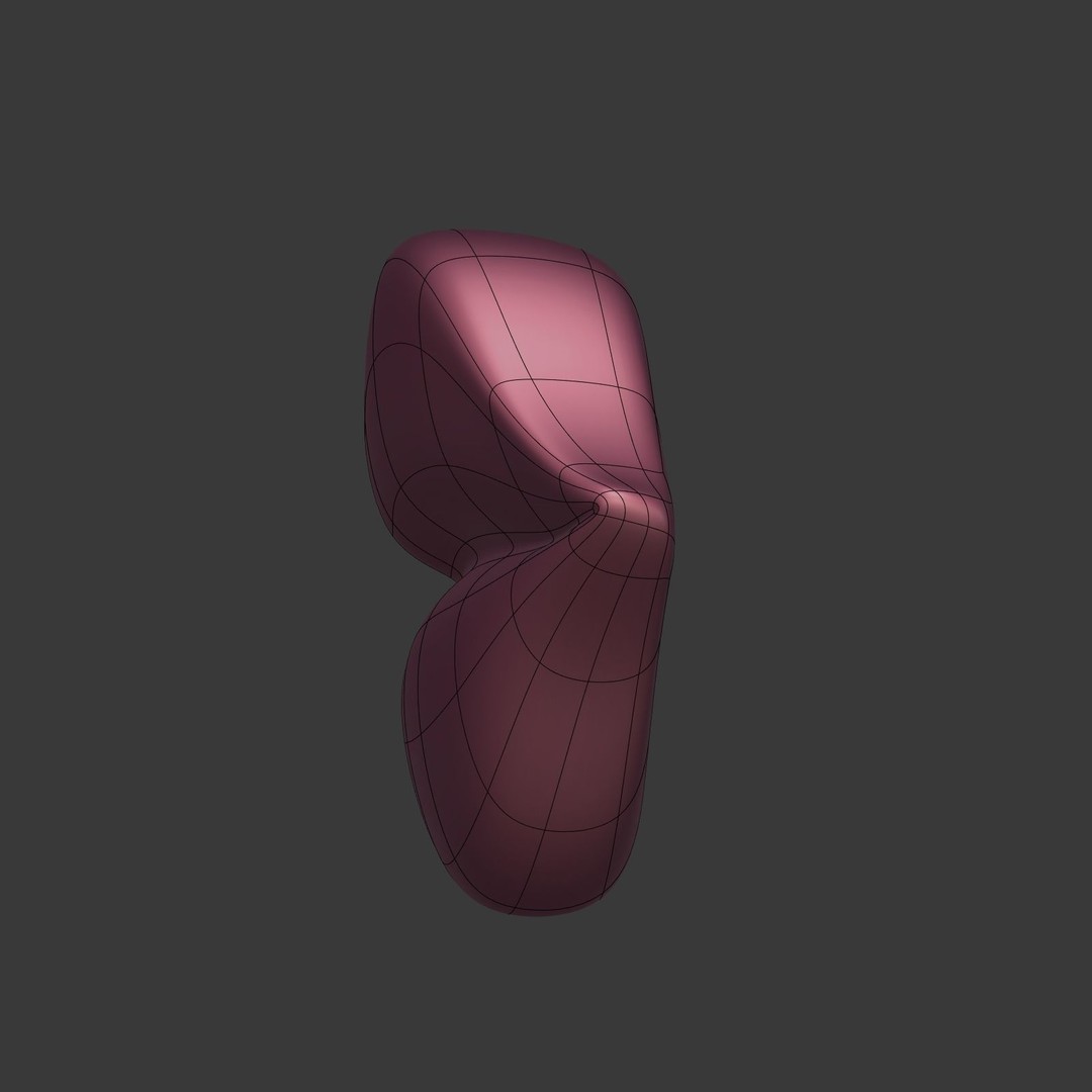 Cartoon Lips 3D Model – Low Poly Character Asset, FBX - View 13