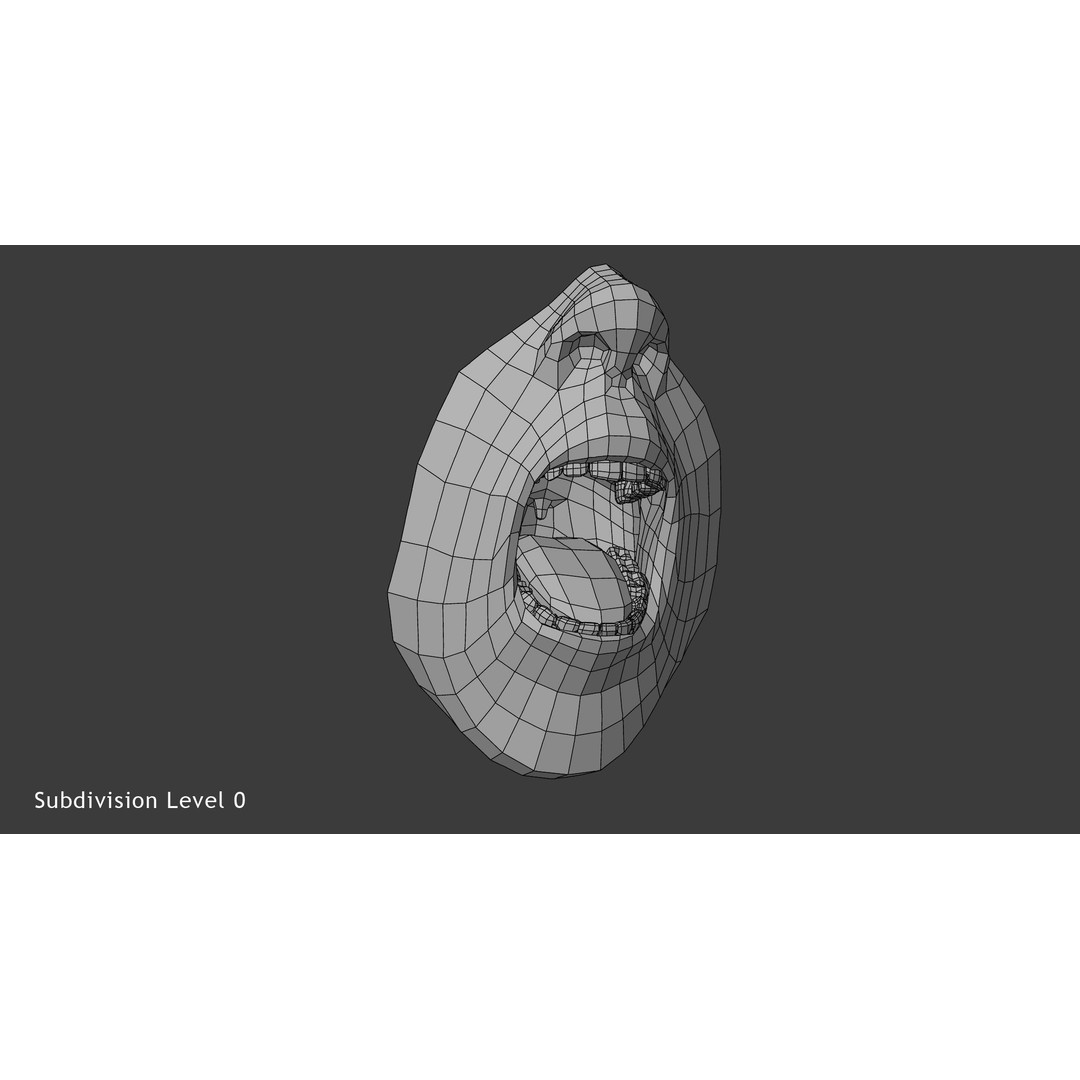 Rigged Male Mouth 3D Model – Realistic Character Animation Asset, FBX - View 15
