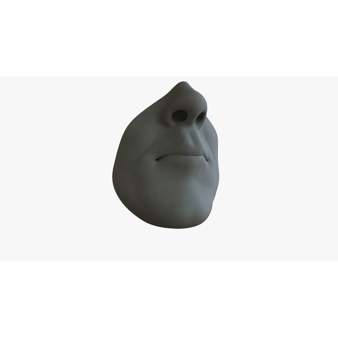 Rigged Male Mouth 3D Model – Realistic Character Animation Asset, FBX - View 5