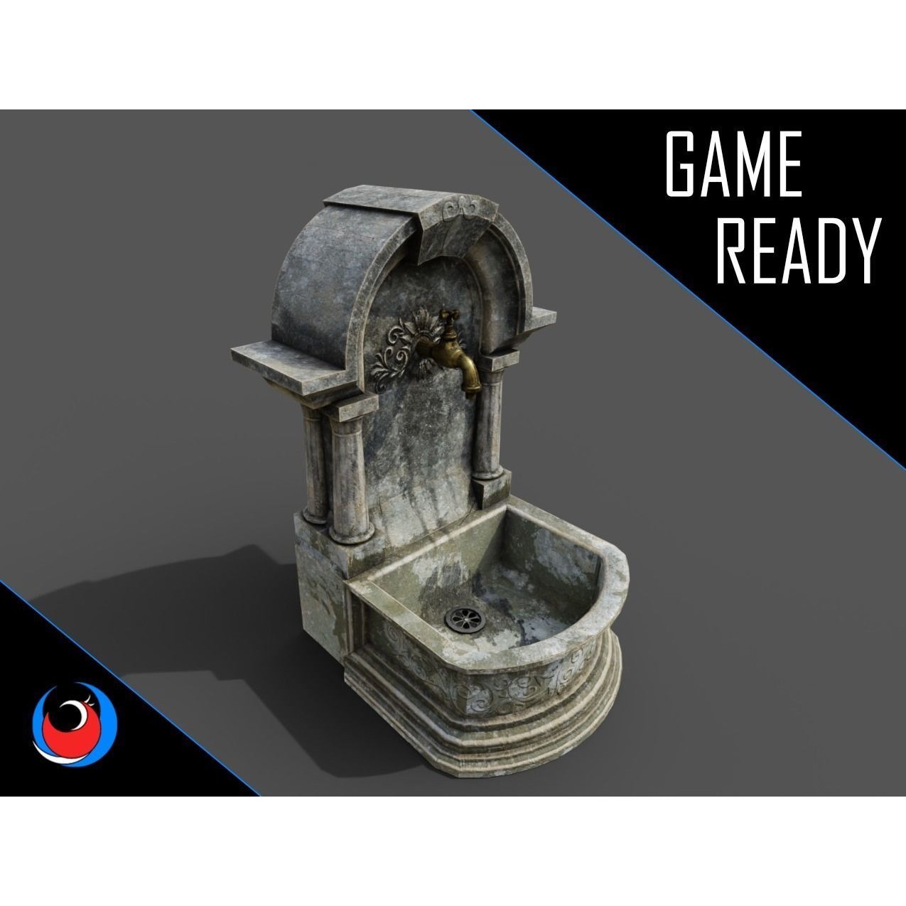 Cemetery Pack - Low-Poly Game-Ready 3D Model - View 101