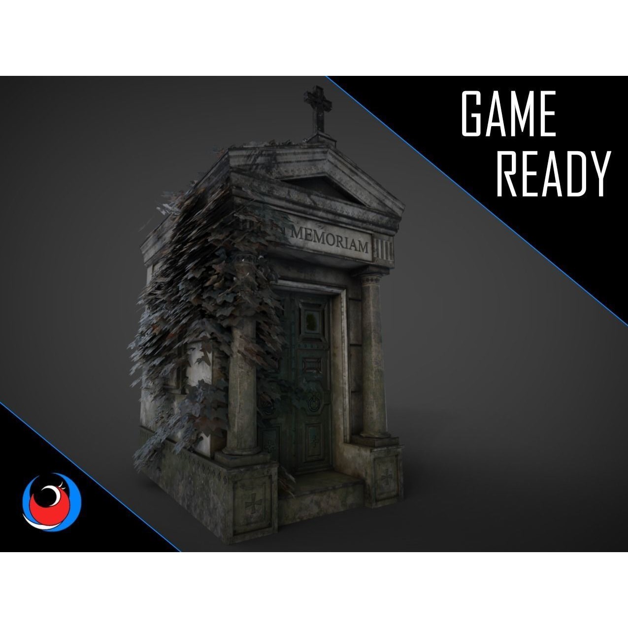 Cemetery Pack - Low-Poly Game-Ready 3D Model - View 18