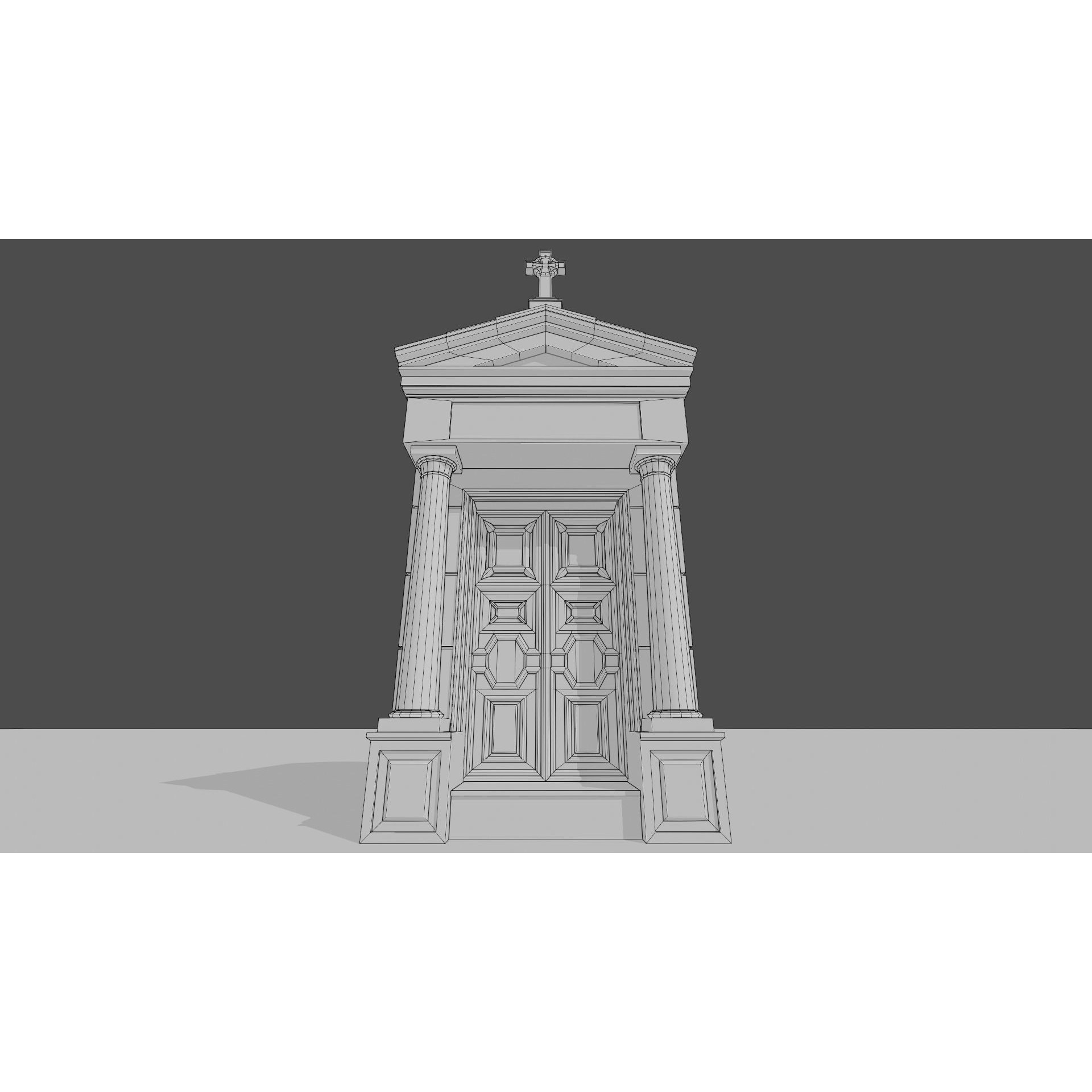 Cemetery Pack - Low-Poly Game-Ready 3D Model - View 20