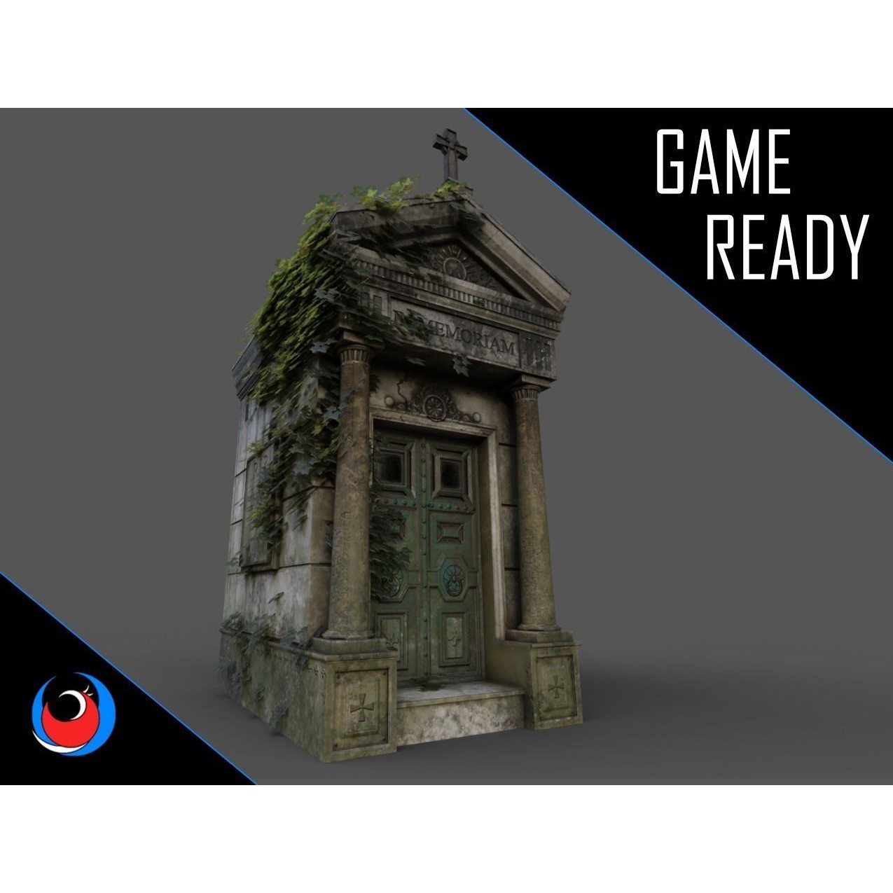 Cemetery Pack - Low-Poly Game-Ready 3D Model - View 23