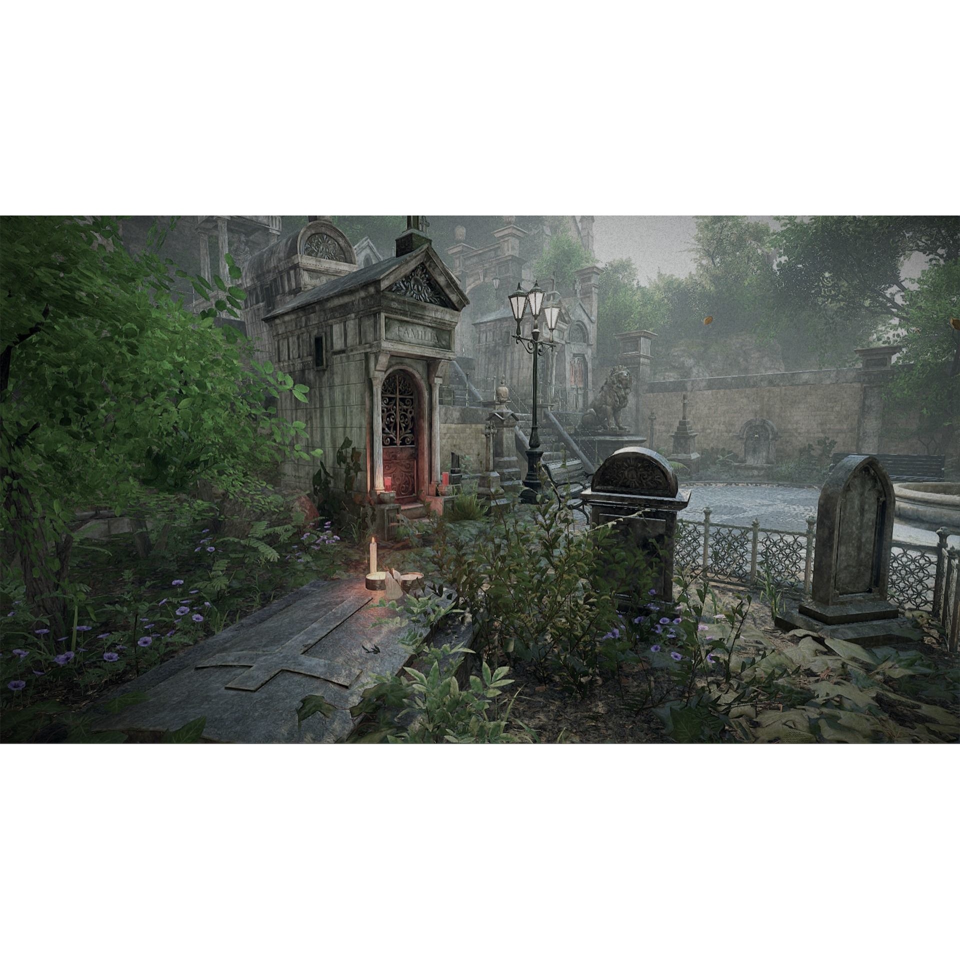 Cemetery Pack - Low-Poly Game-Ready 3D Model - View 3