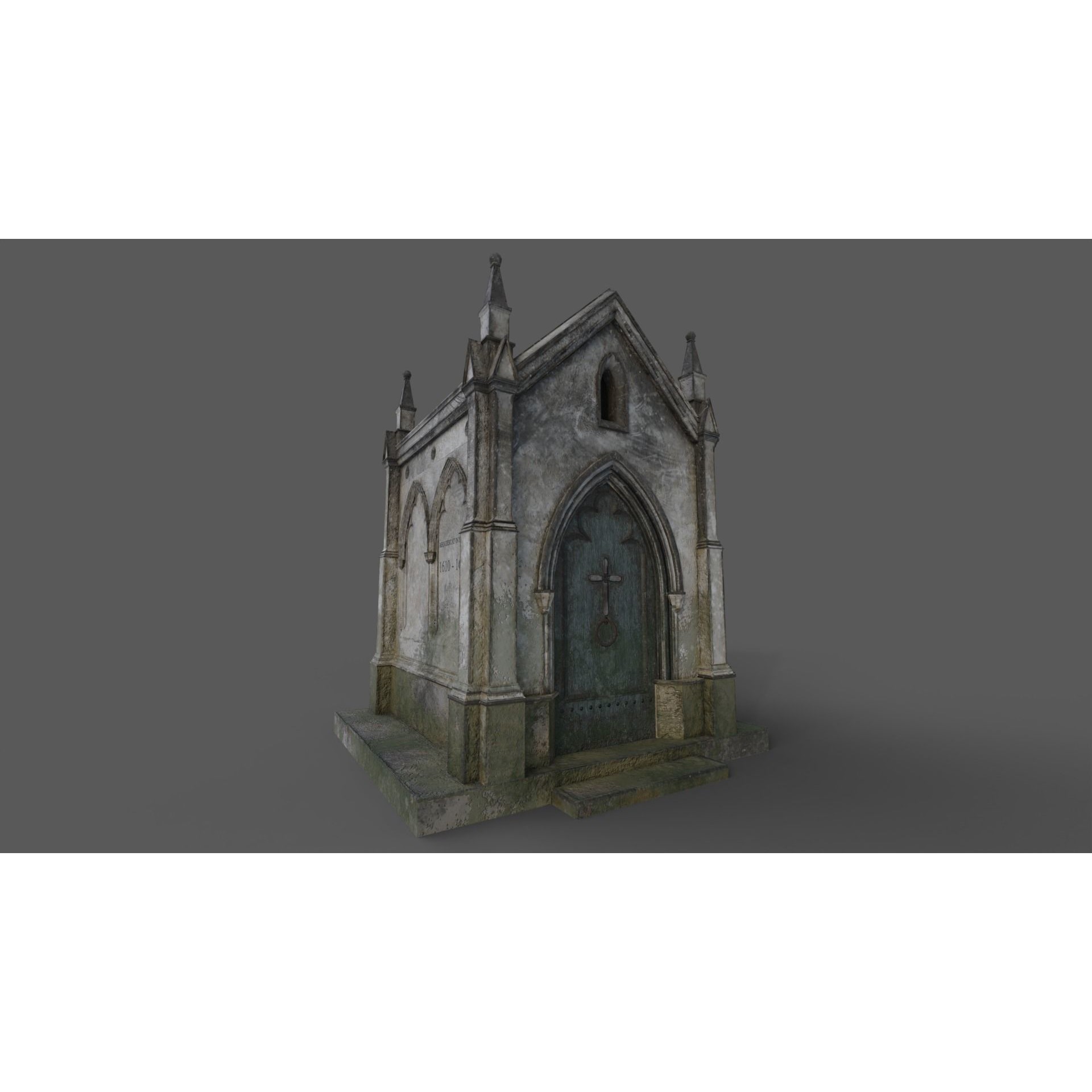 Cemetery Pack - Low-Poly Game-Ready 3D Model - View 30