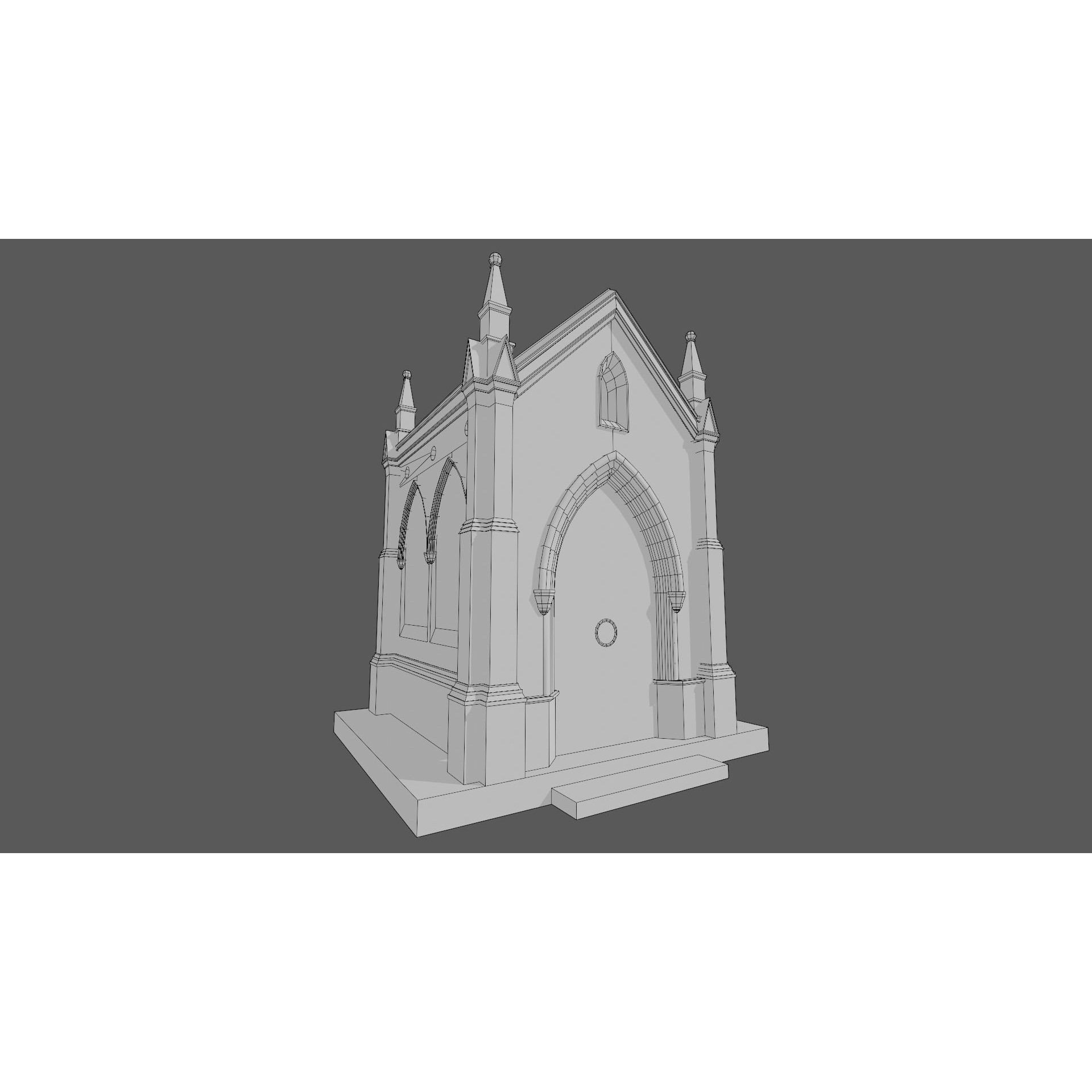 Cemetery Pack - Low-Poly Game-Ready 3D Model - View 31
