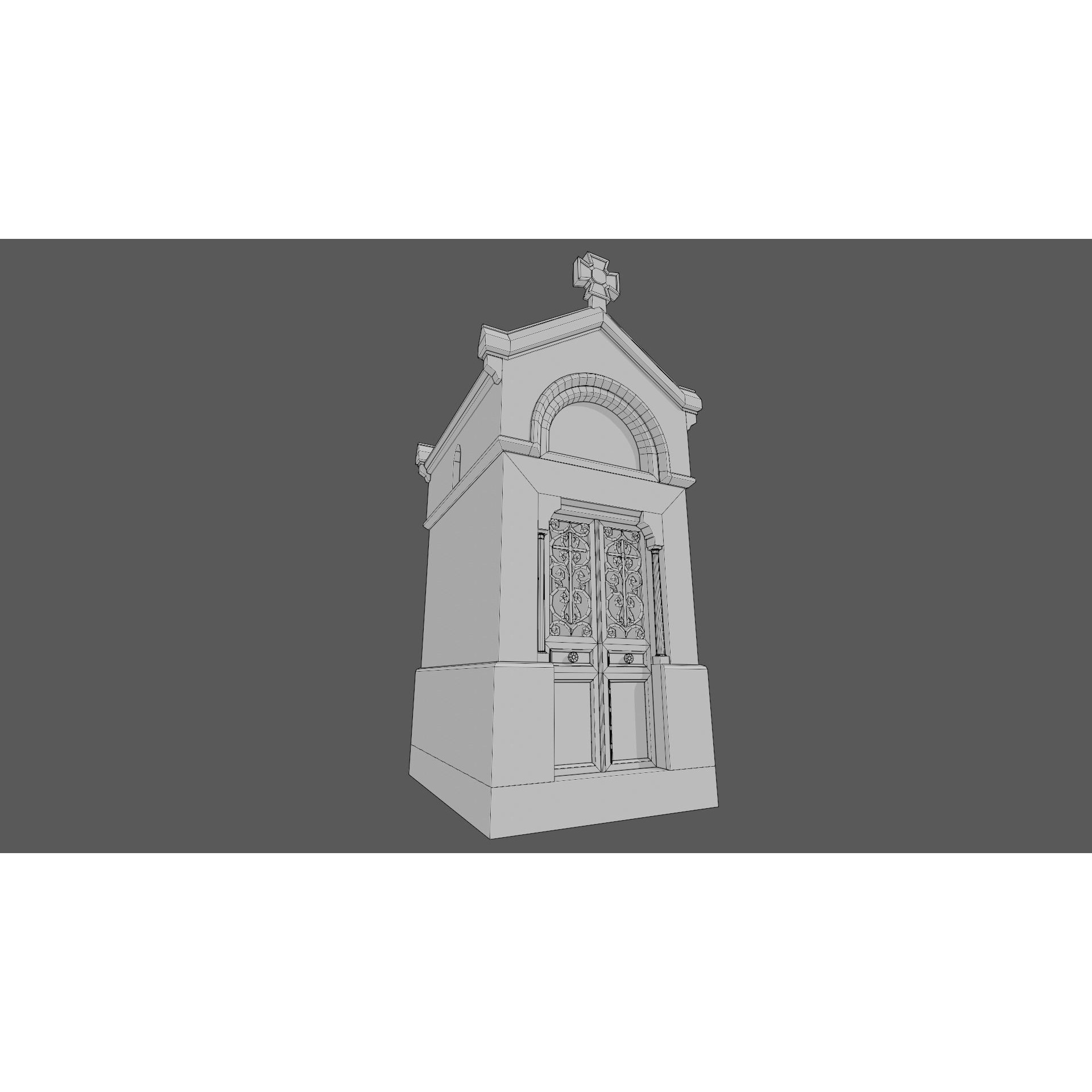 Cemetery Pack - Low-Poly Game-Ready 3D Model - View 34