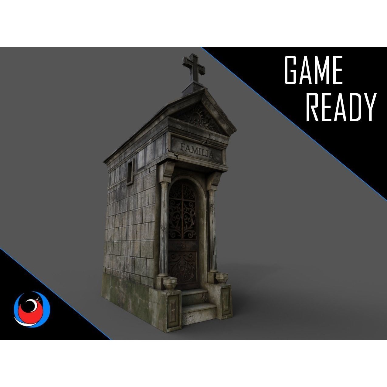 Cemetery Pack - Low-Poly Game-Ready 3D Model - View 40