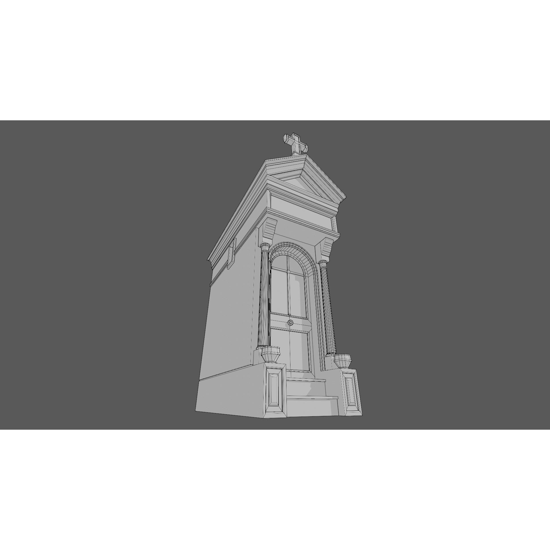 Cemetery Pack - Low-Poly Game-Ready 3D Model - View 42