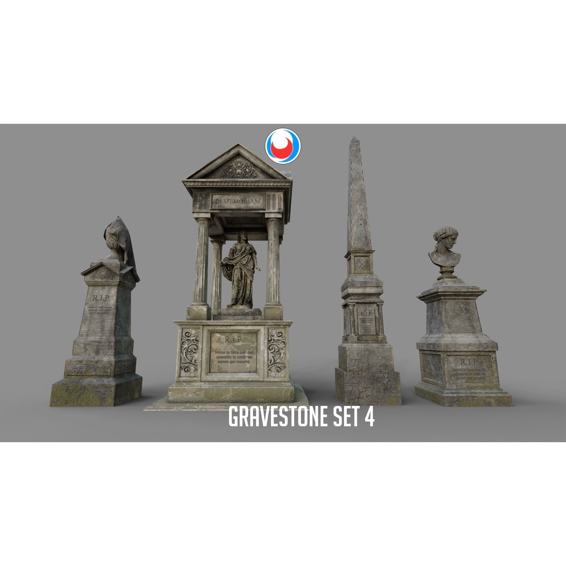 Cemetery Pack - Low-Poly Game-Ready 3D Model - View 54