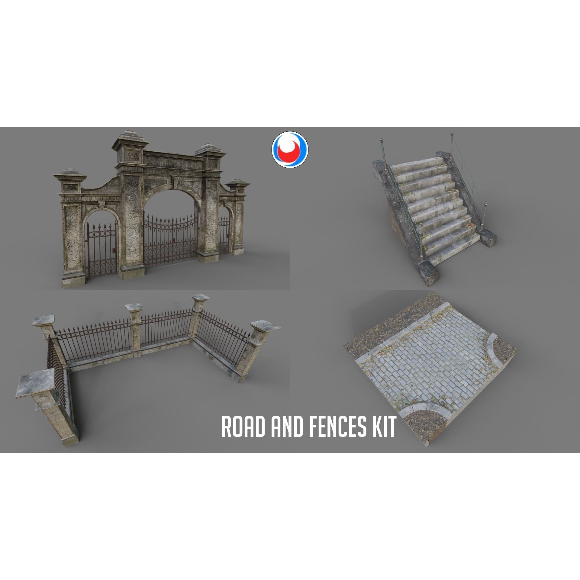 Cemetery Pack - Low-Poly Game-Ready 3D Model - View 59