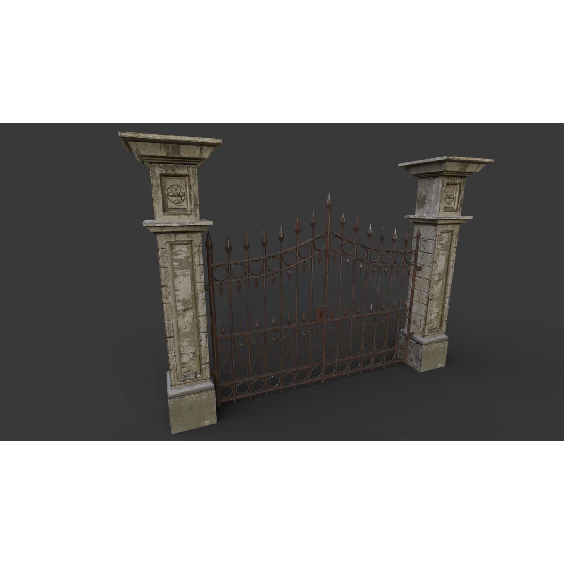 Cemetery Pack - Low-Poly Game-Ready 3D Model - View 64