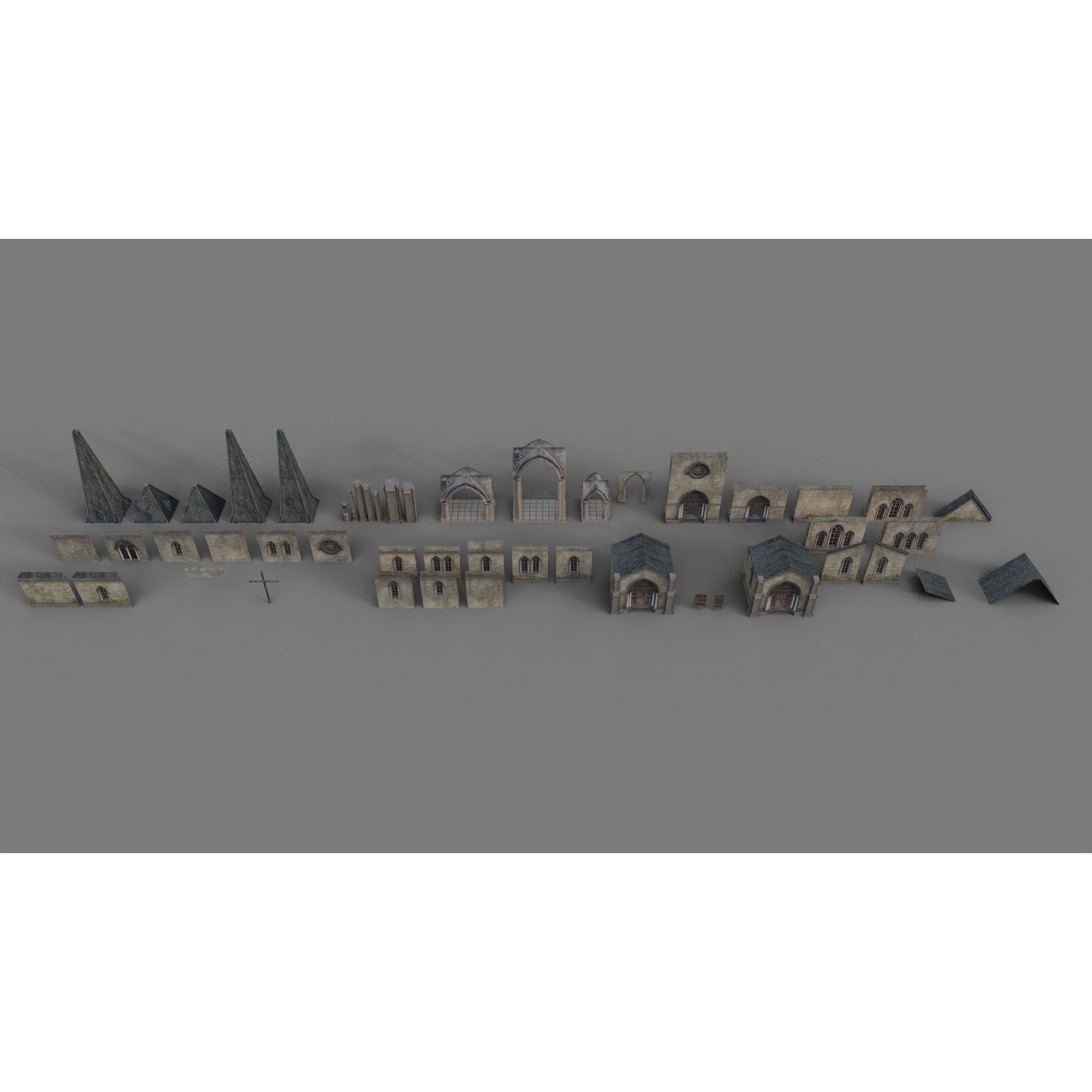 Cemetery Pack - Low-Poly Game-Ready 3D Model - View 75