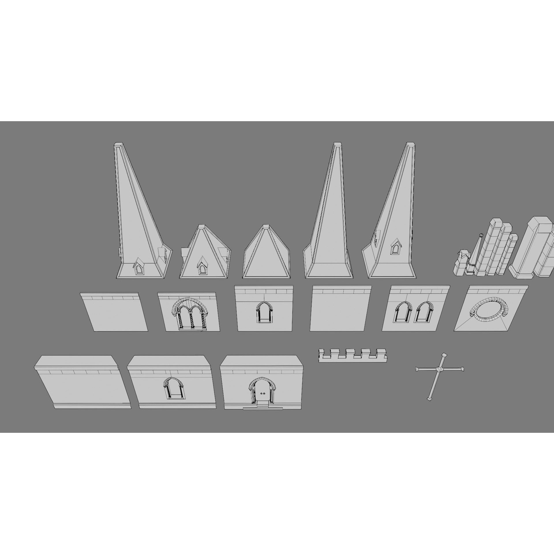 Cemetery Pack - Low-Poly Game-Ready 3D Model - View 77