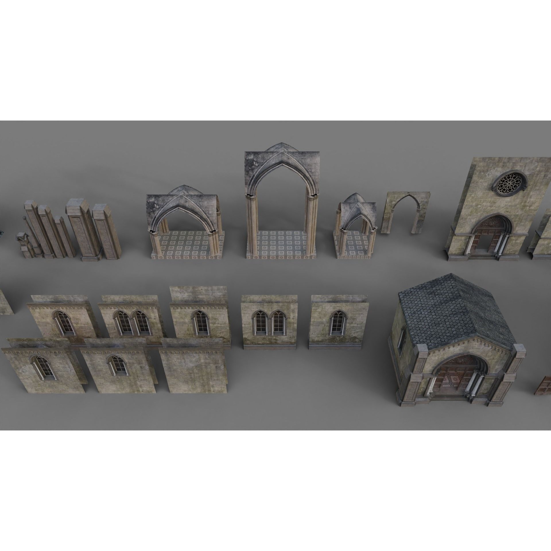 Cemetery Pack - Low-Poly Game-Ready 3D Model - View 78