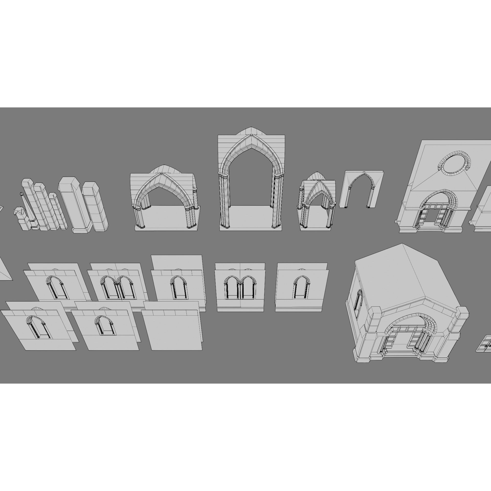 Cemetery Pack - Low-Poly Game-Ready 3D Model - View 79