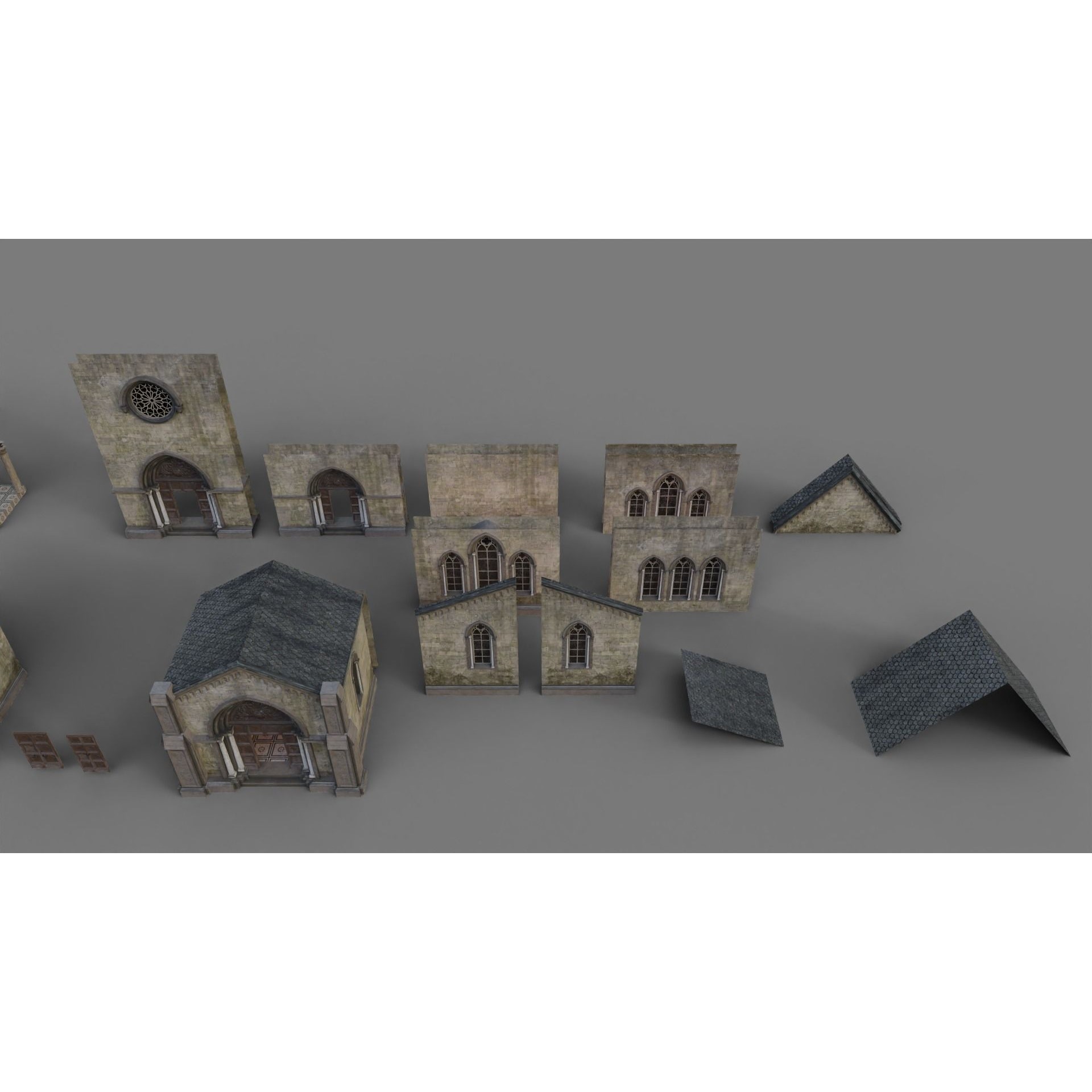 Cemetery Pack - Low-Poly Game-Ready 3D Model - View 80