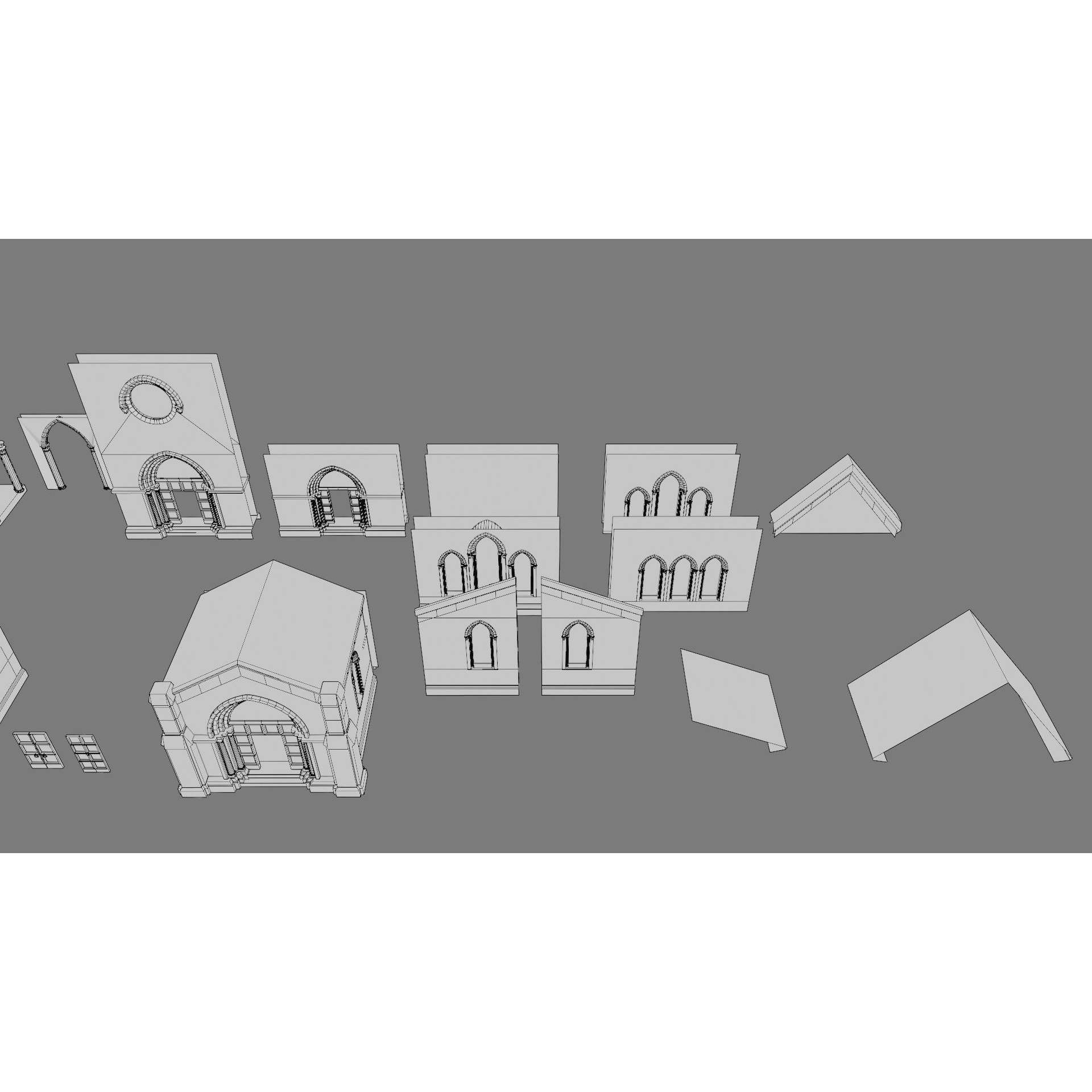 Cemetery Pack - Low-Poly Game-Ready 3D Model - View 81