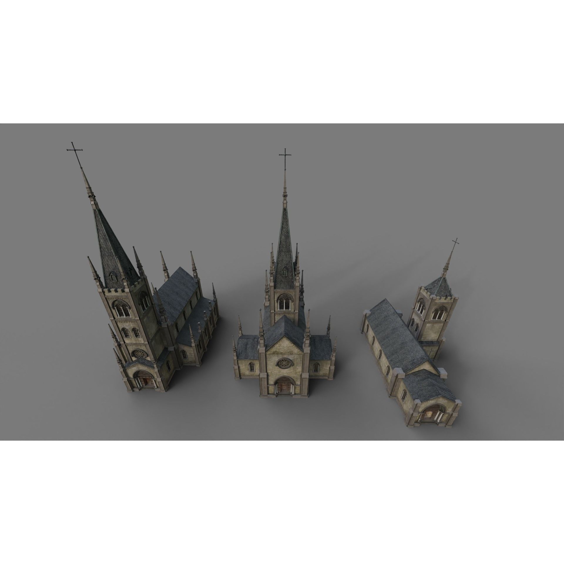 Cemetery Pack - Low-Poly Game-Ready 3D Model - View 82