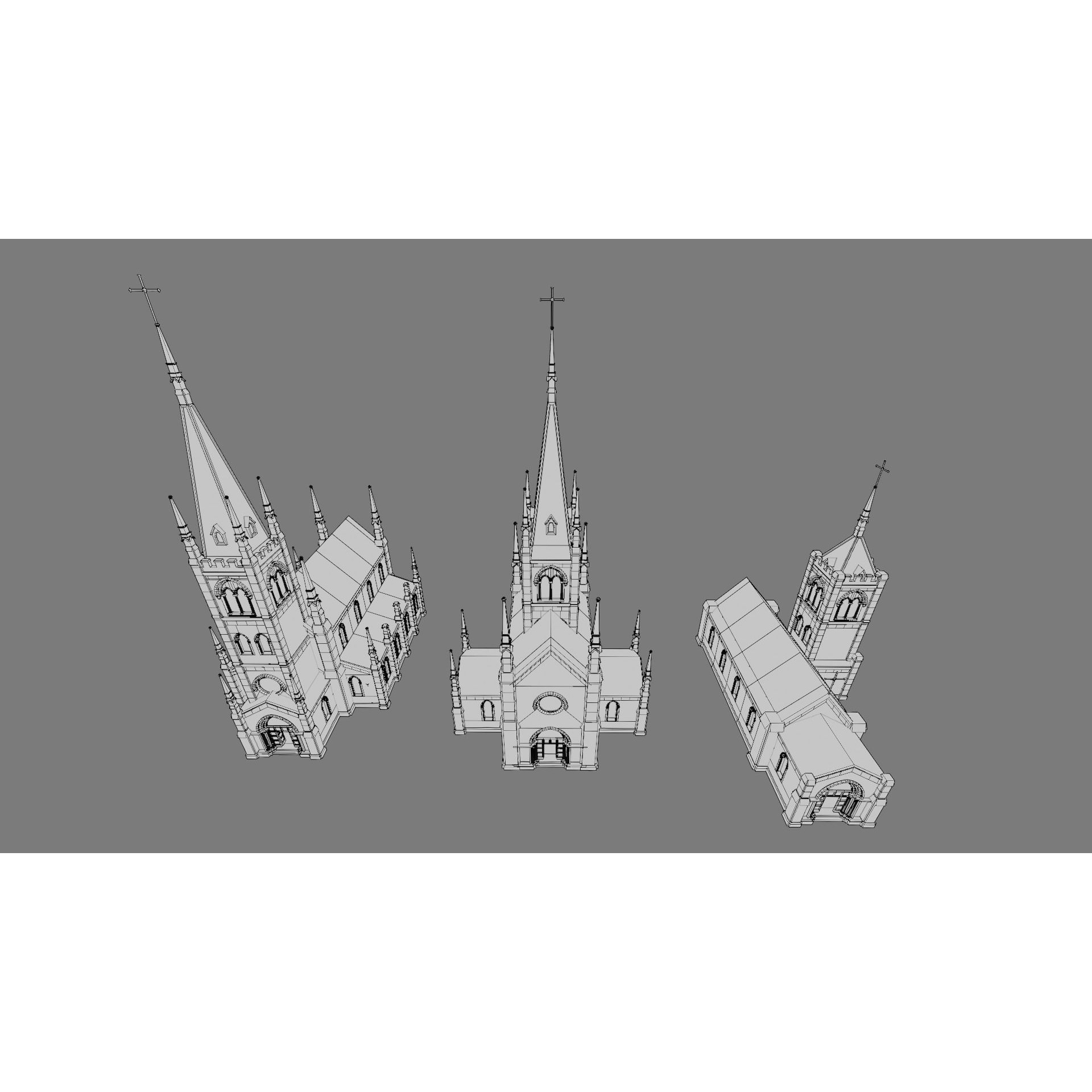 Cemetery Pack - Low-Poly Game-Ready 3D Model - View 83