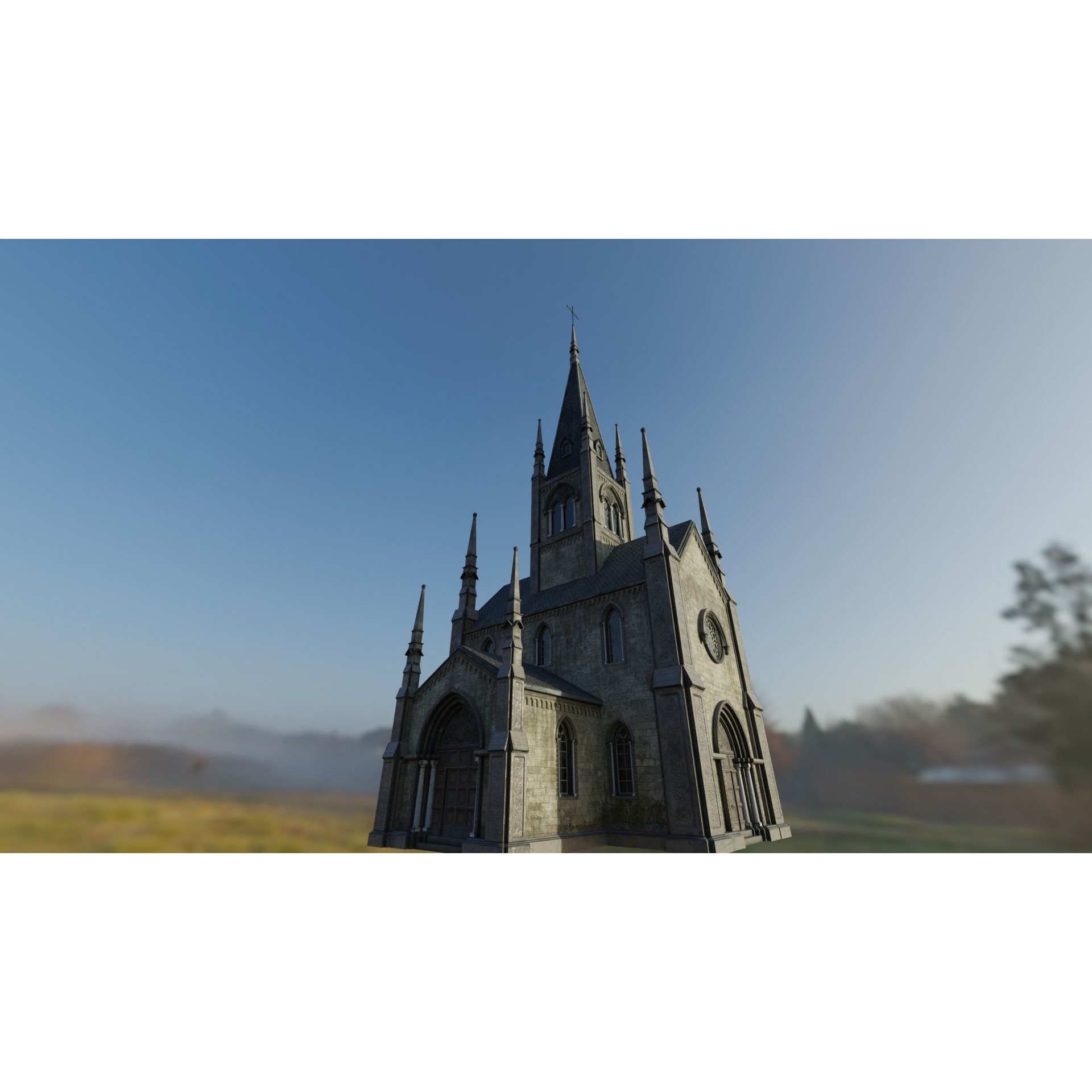 Cemetery Pack - Low-Poly Game-Ready 3D Model - View 86