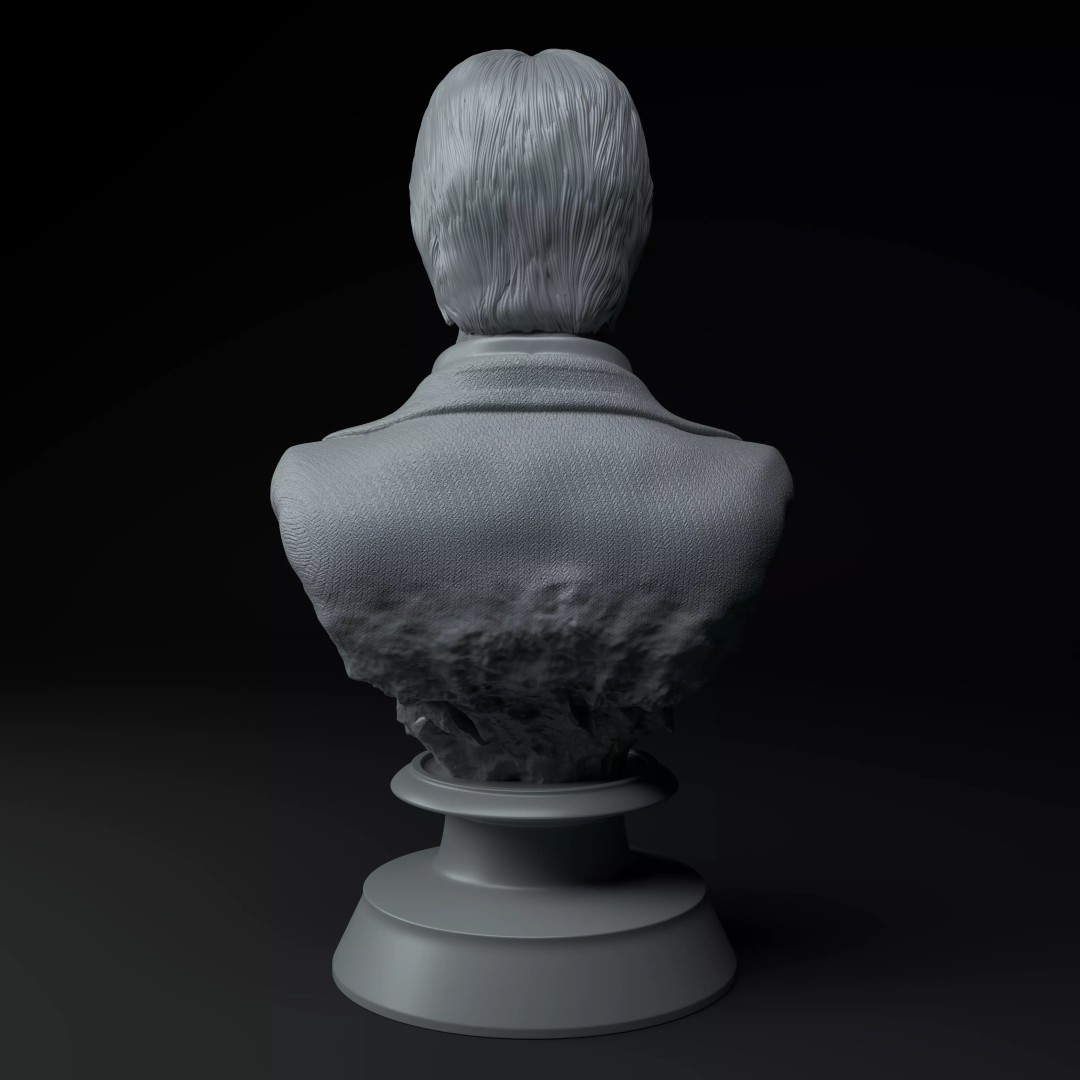 John Lennon 3D Model – Premium Bust Sculpture for Printing - View 7