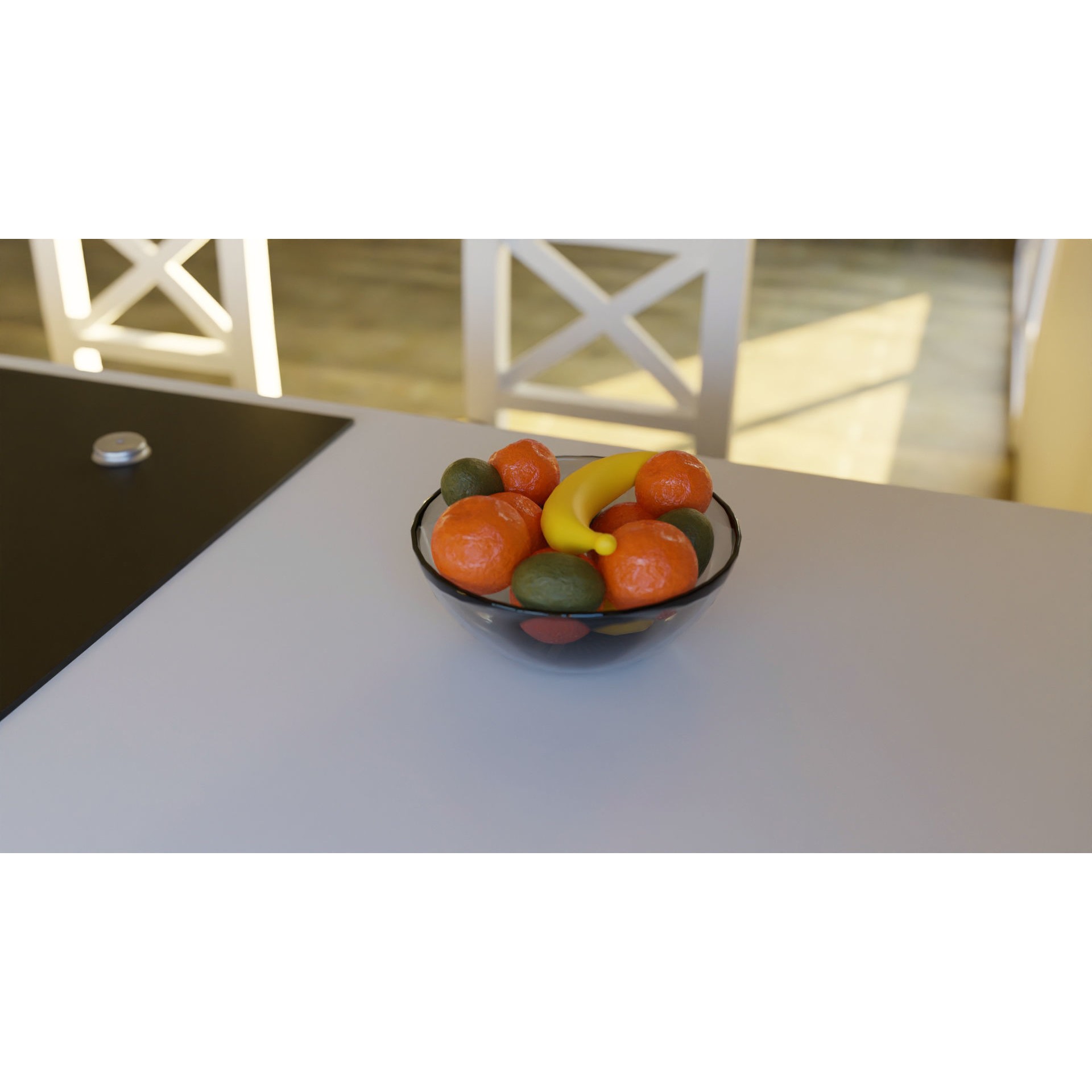 Modern Kitchen Interior - Low-Poly Game-Ready 3D Model - View 11
