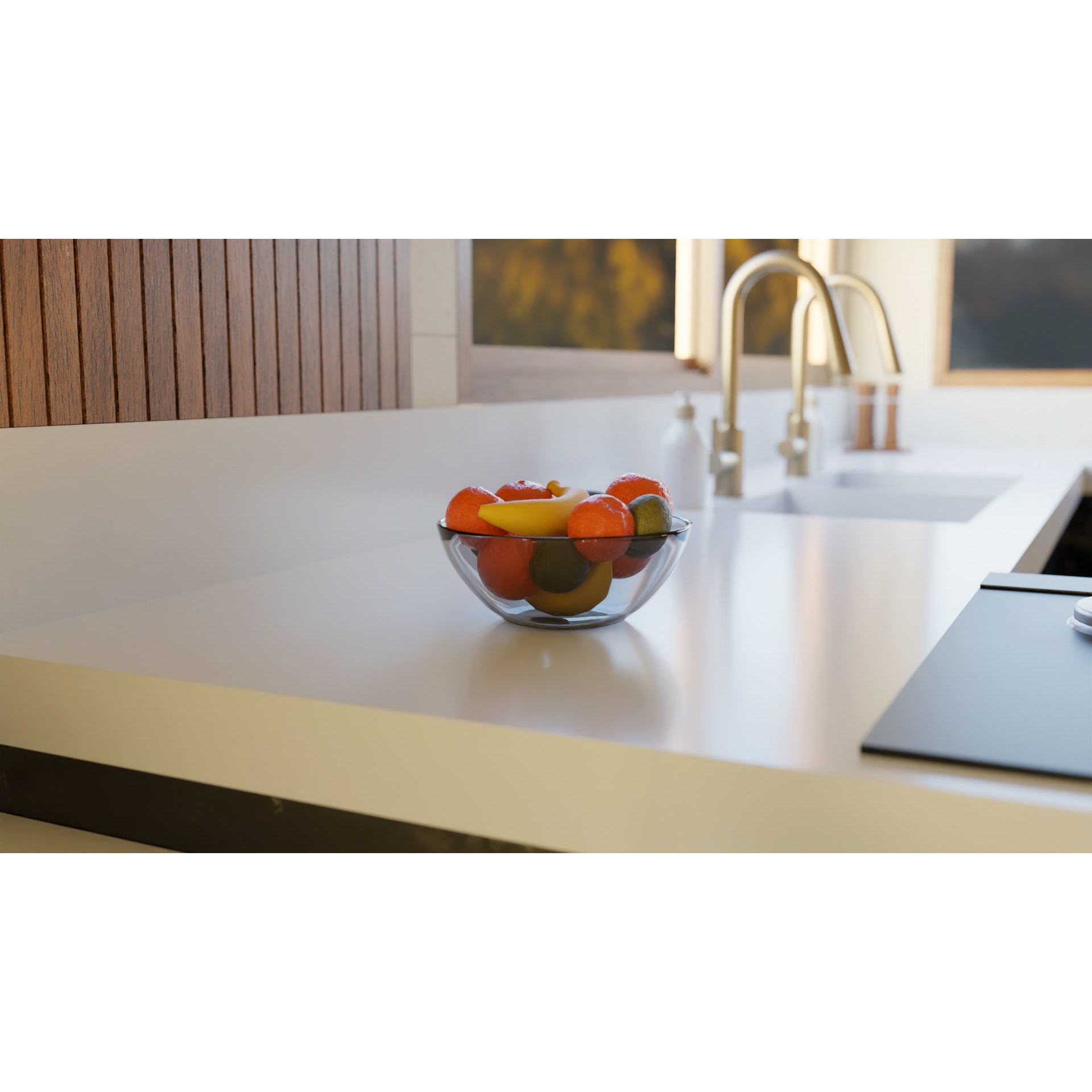 Modern Kitchen Interior - Low-Poly Game-Ready 3D Model - View 12