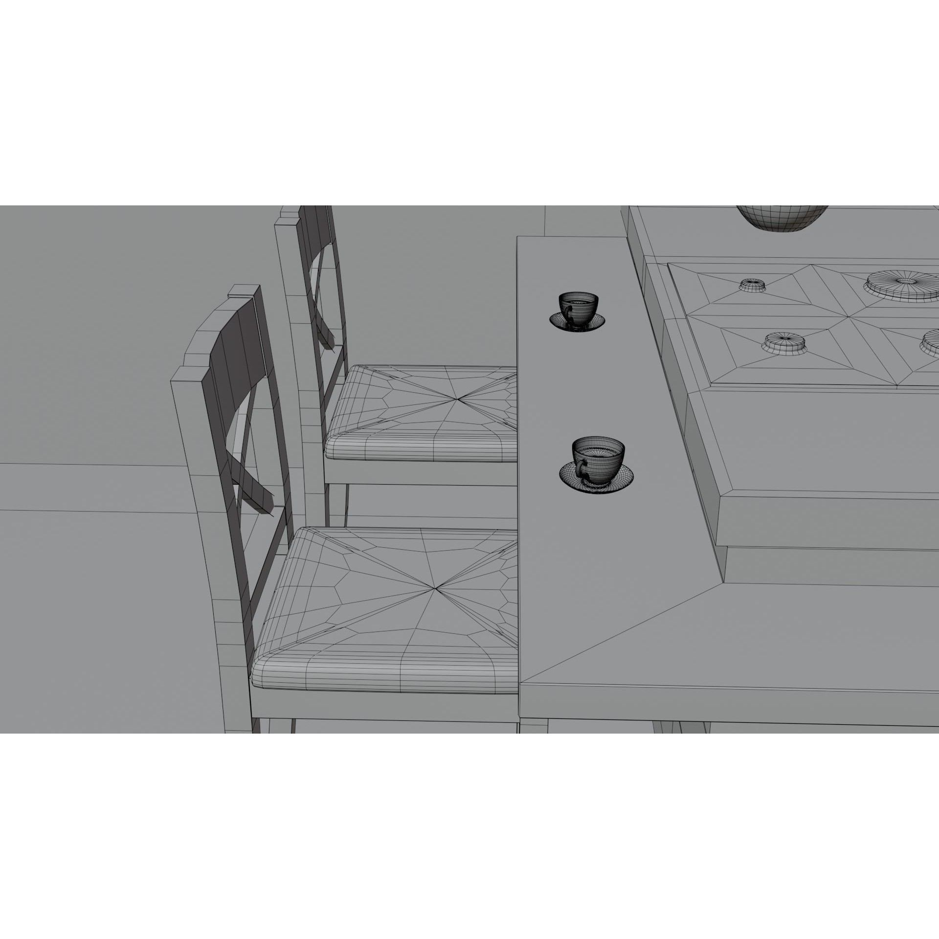 Modern Kitchen Interior - Low-Poly Game-Ready 3D Model - View 25