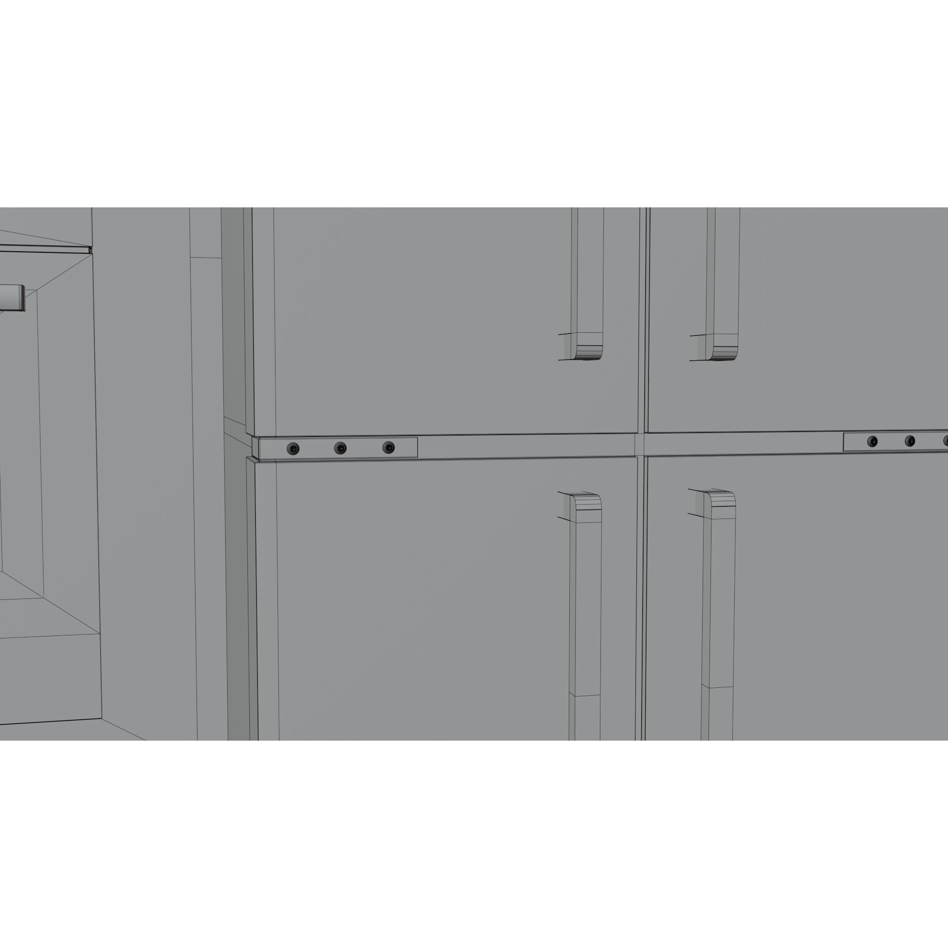 Modern Kitchen Interior - Low-Poly Game-Ready 3D Model - View 27