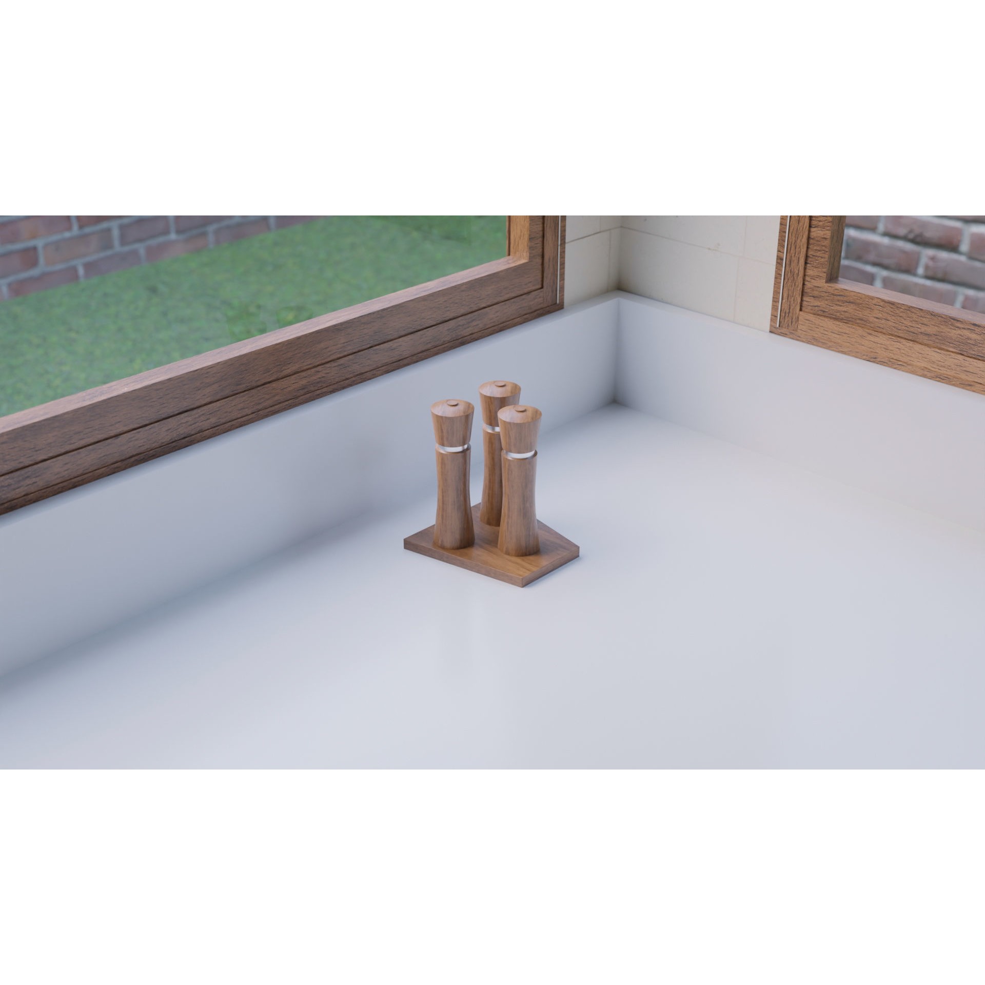 Modern Kitchen Interior - Low-Poly Game-Ready 3D Model - View 9
