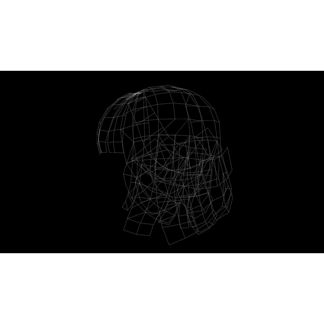 Layered Bob Hair 3D Model – Low Poly Realistic Hair, FBX, PBR - View 13