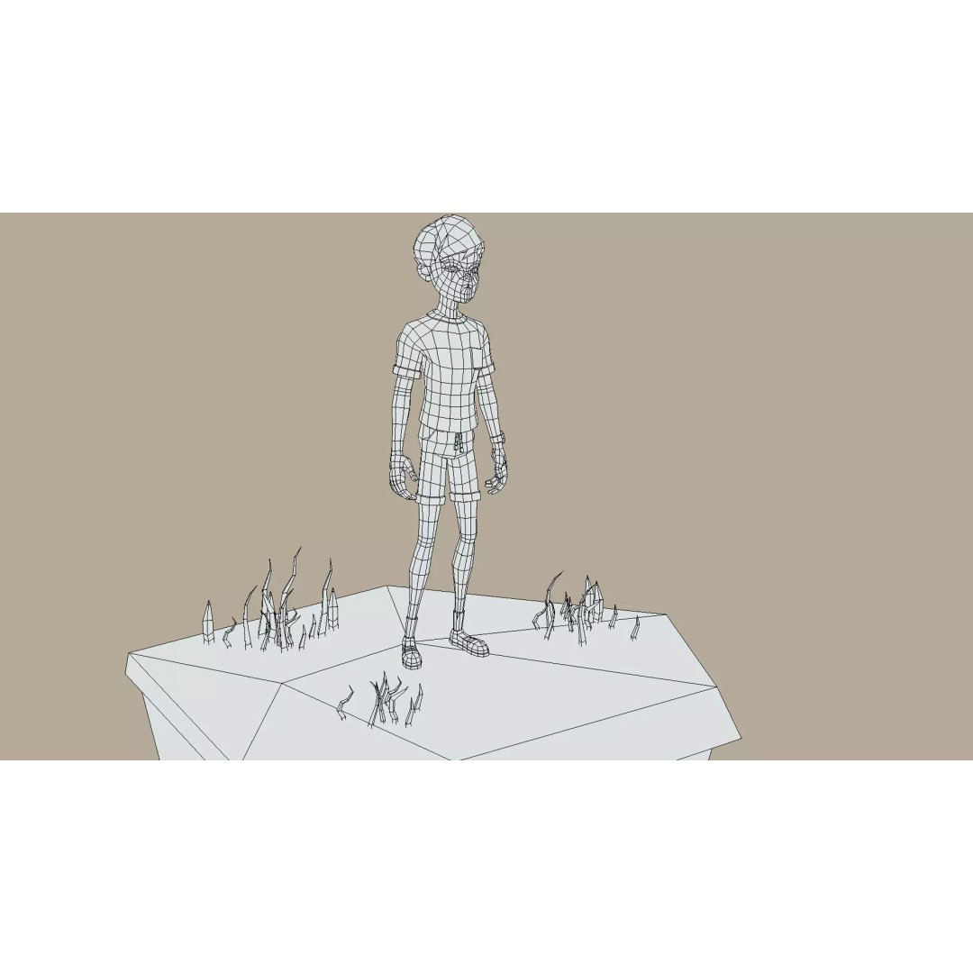 Low-Poly Character Collection 3D Model – Stylized Rigged Characters, FBX - View 8