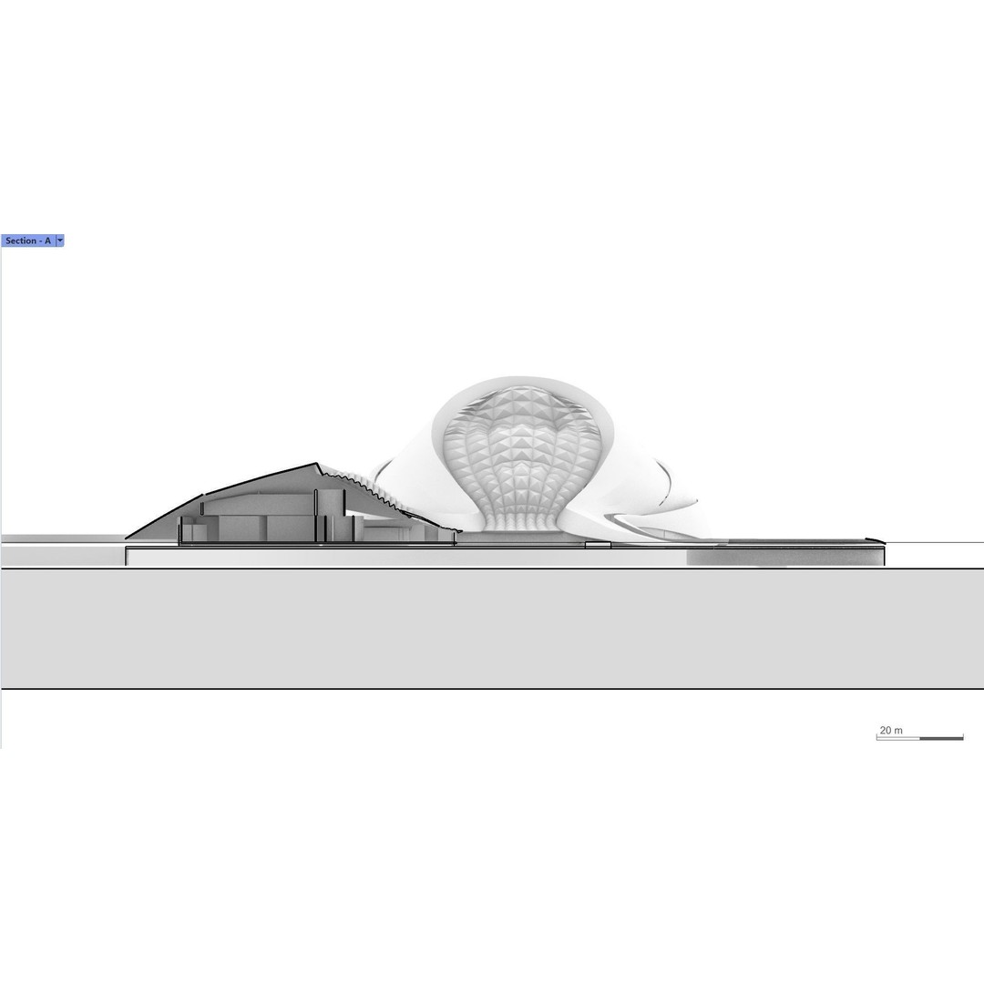Harbin Opera House 3D Model – Architectural Design, Revit & Rhino Formats - View 10