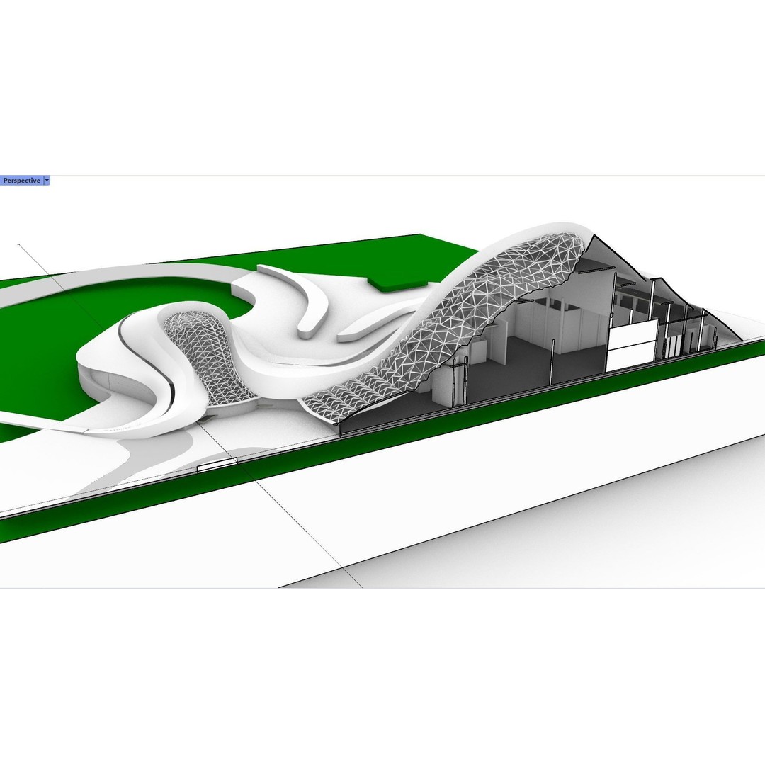 Harbin Opera House 3D Model – Architectural Design, Revit & Rhino Formats - View 15