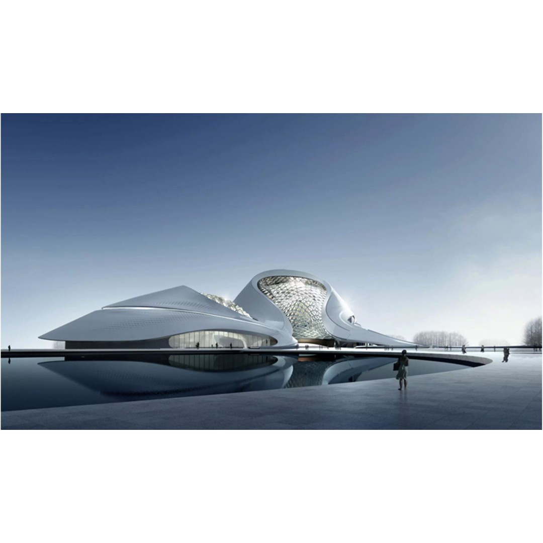 Harbin Opera House 3D Model – Architectural Design, Revit & Rhino Formats - View 2