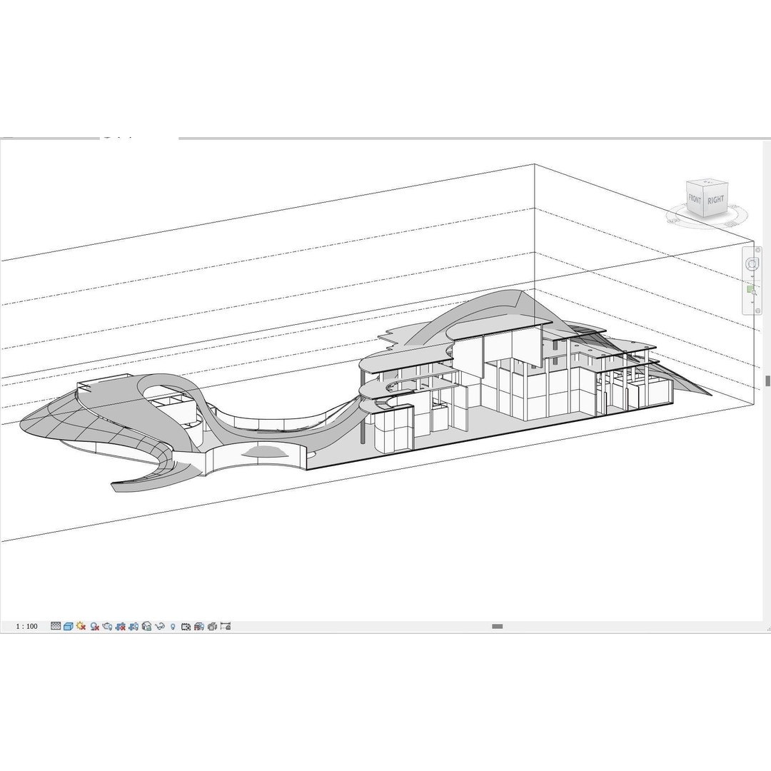 Harbin Opera House 3D Model – Architectural Design, Revit & Rhino Formats - View 6