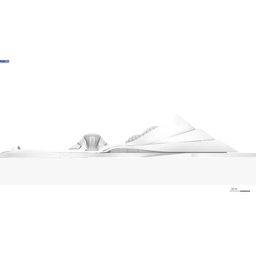 Harbin Opera House 3D Model – Architectural Design, Revit & Rhino Formats - View 7