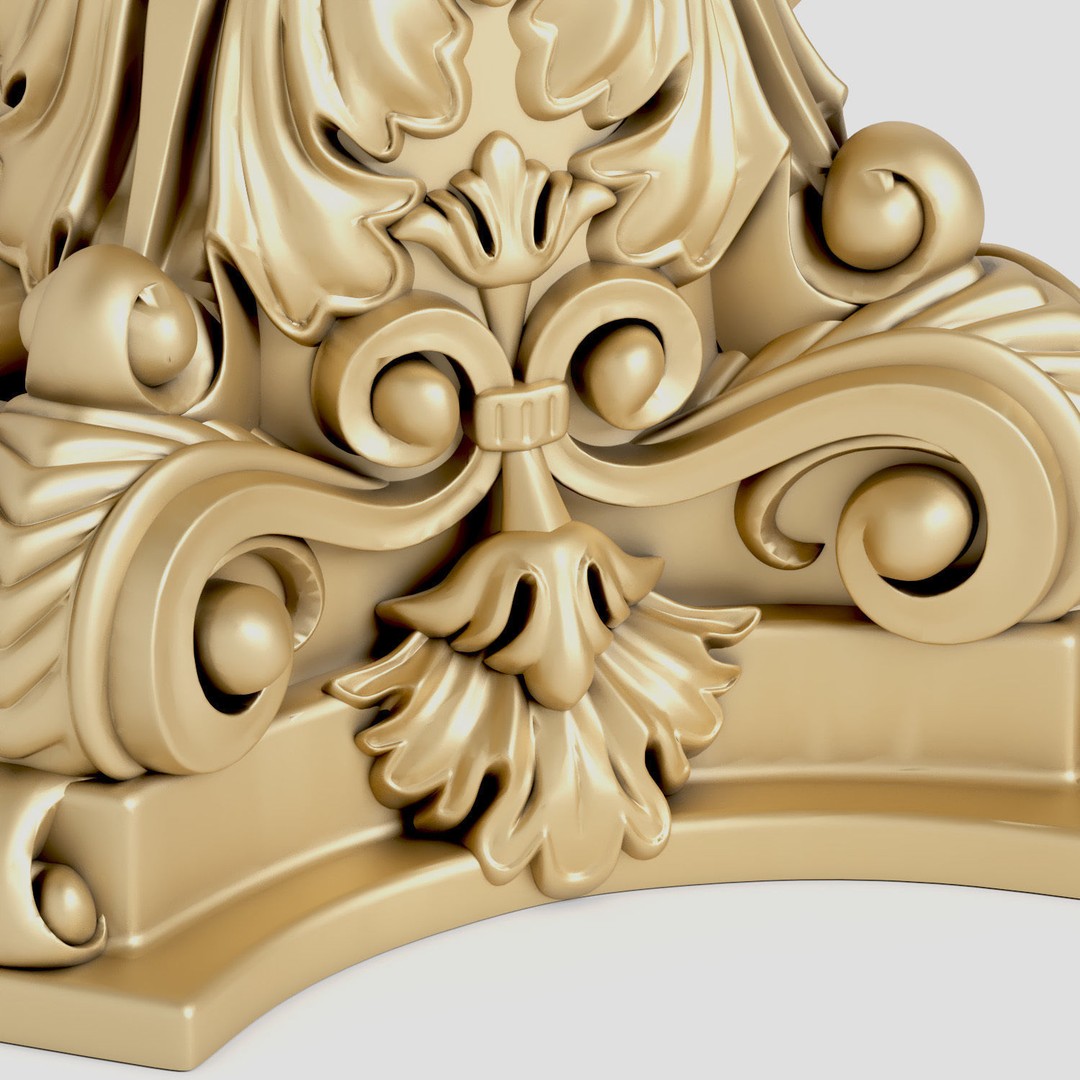 Elegant Table Lamp 3D Model – High-Quality Decorative Asset, FBX - View 5